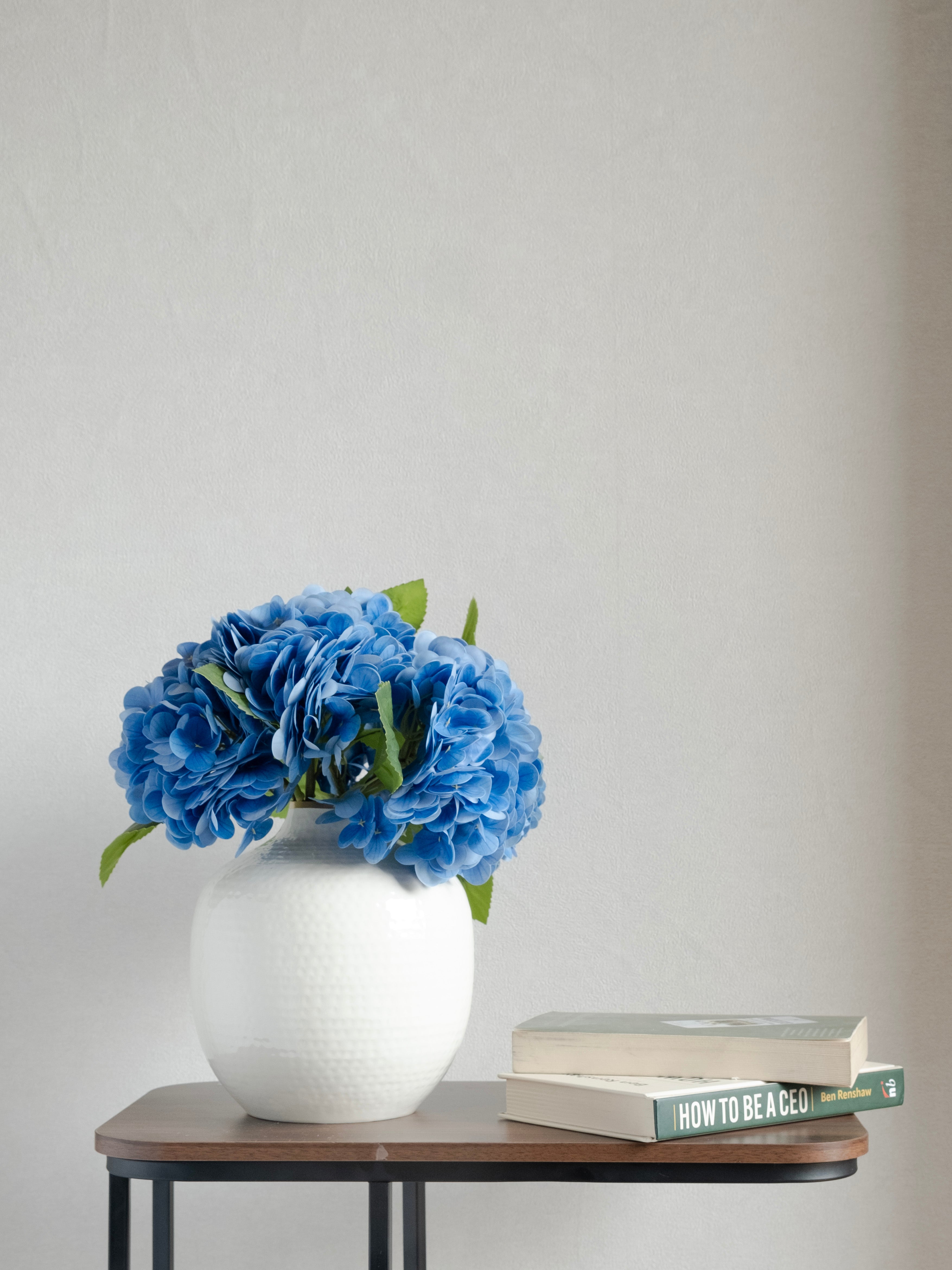 Artificial Hydrangea Flower Stems (Set of 2)