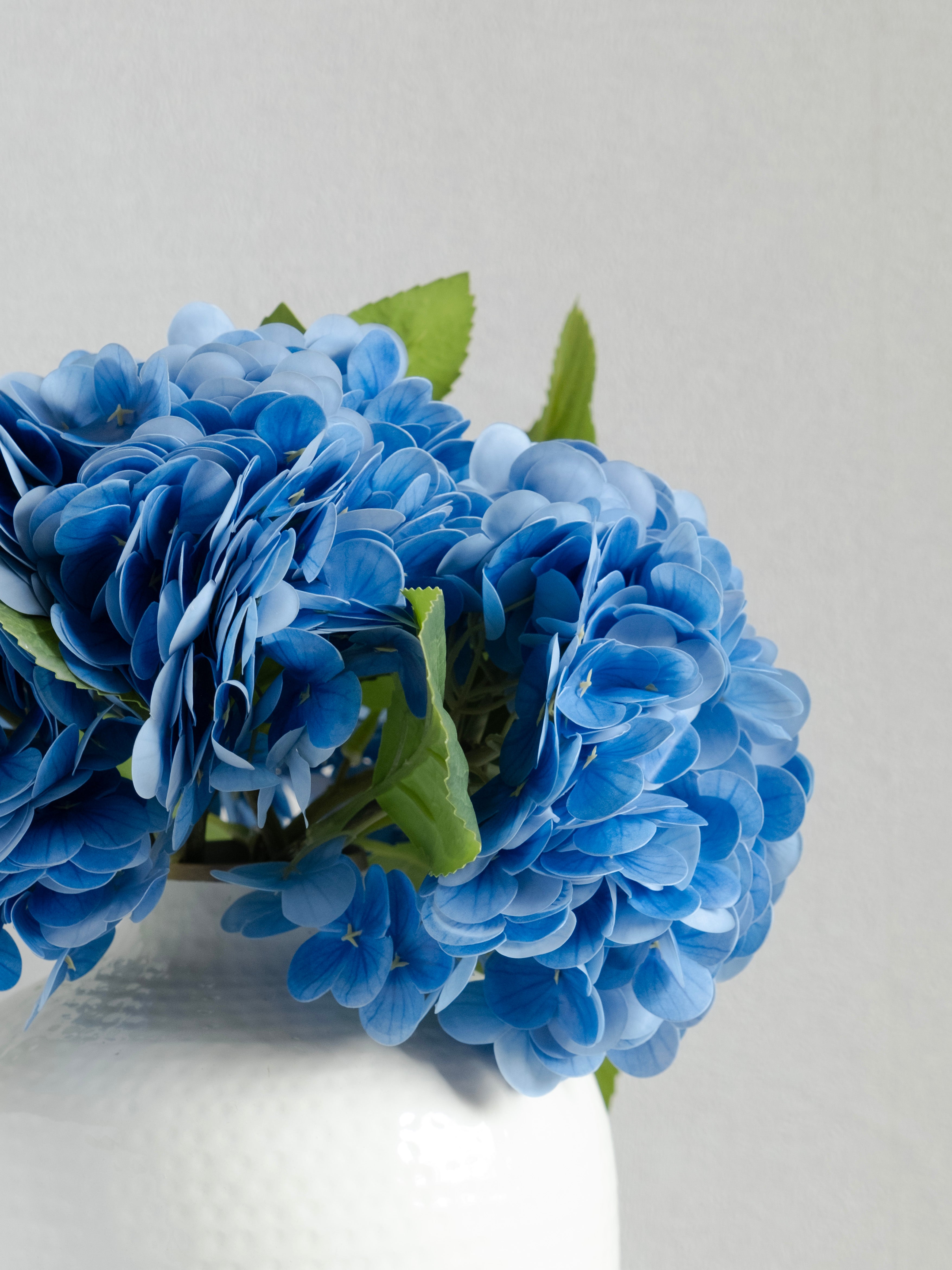 Artificial Hydrangea Flower Stems (Set of 2)