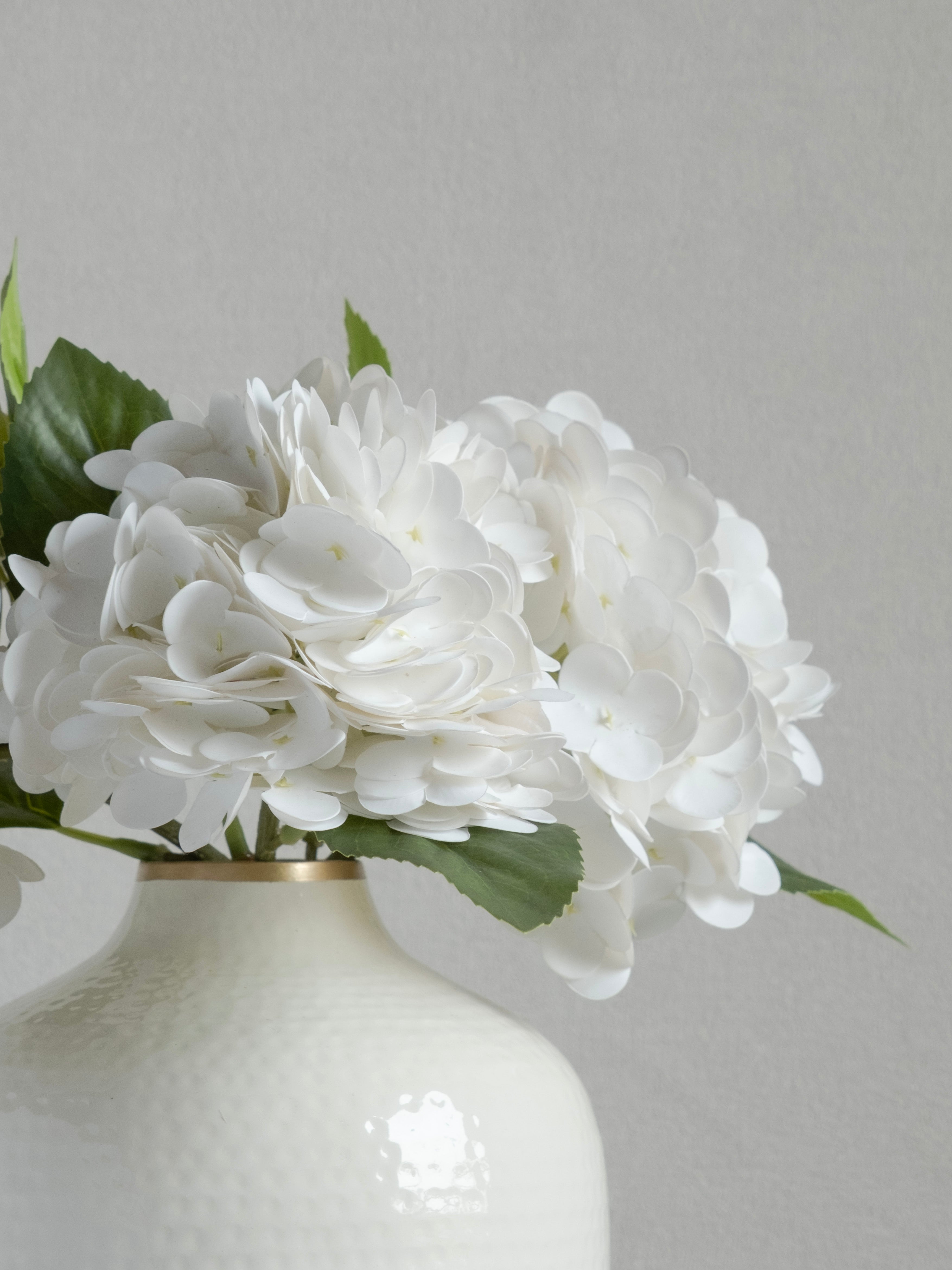 Artificial Hydrangea Flower Stems (Set of 2)