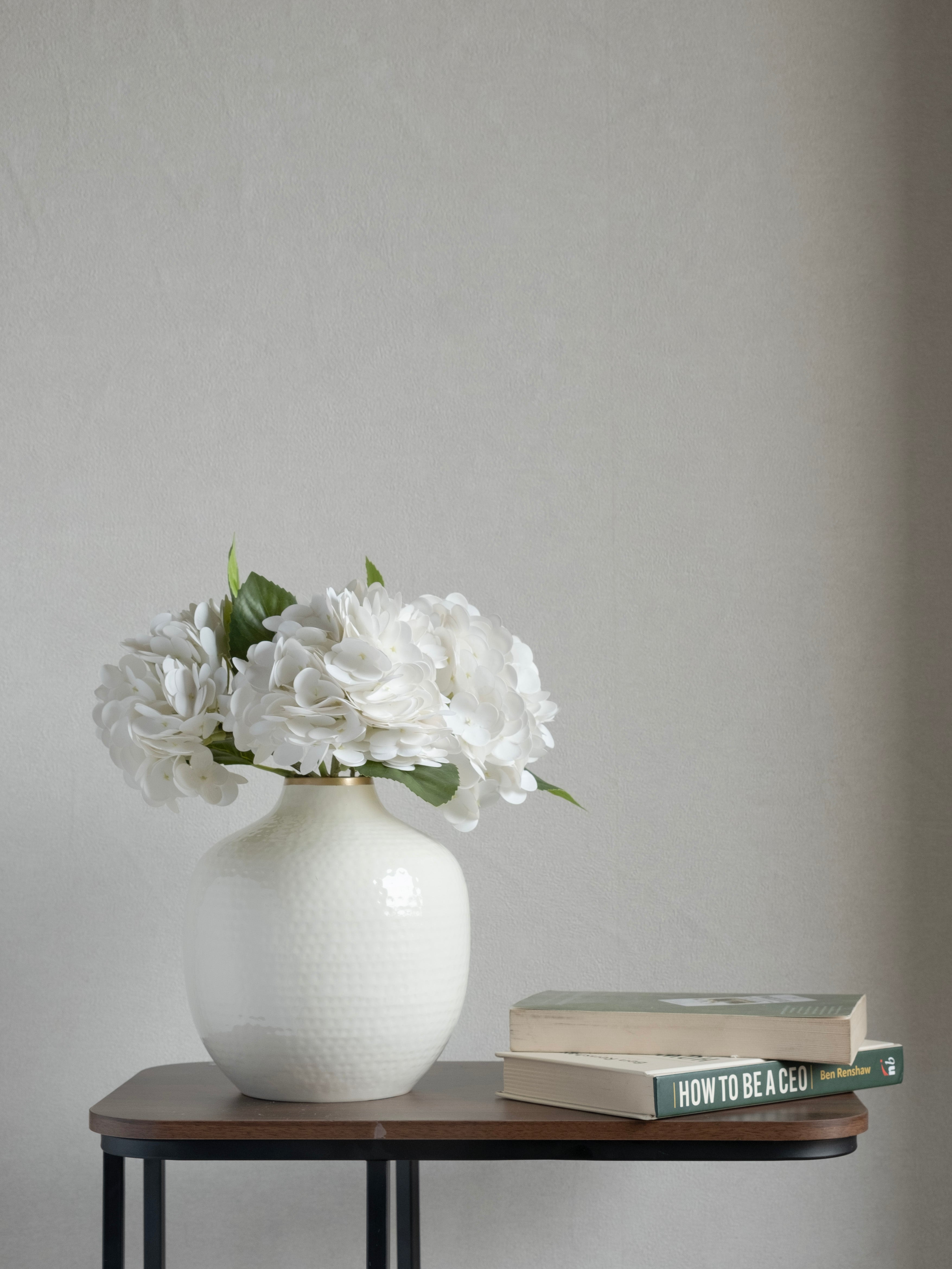 Artificial Hydrangea Flower Stems (Set of 2)