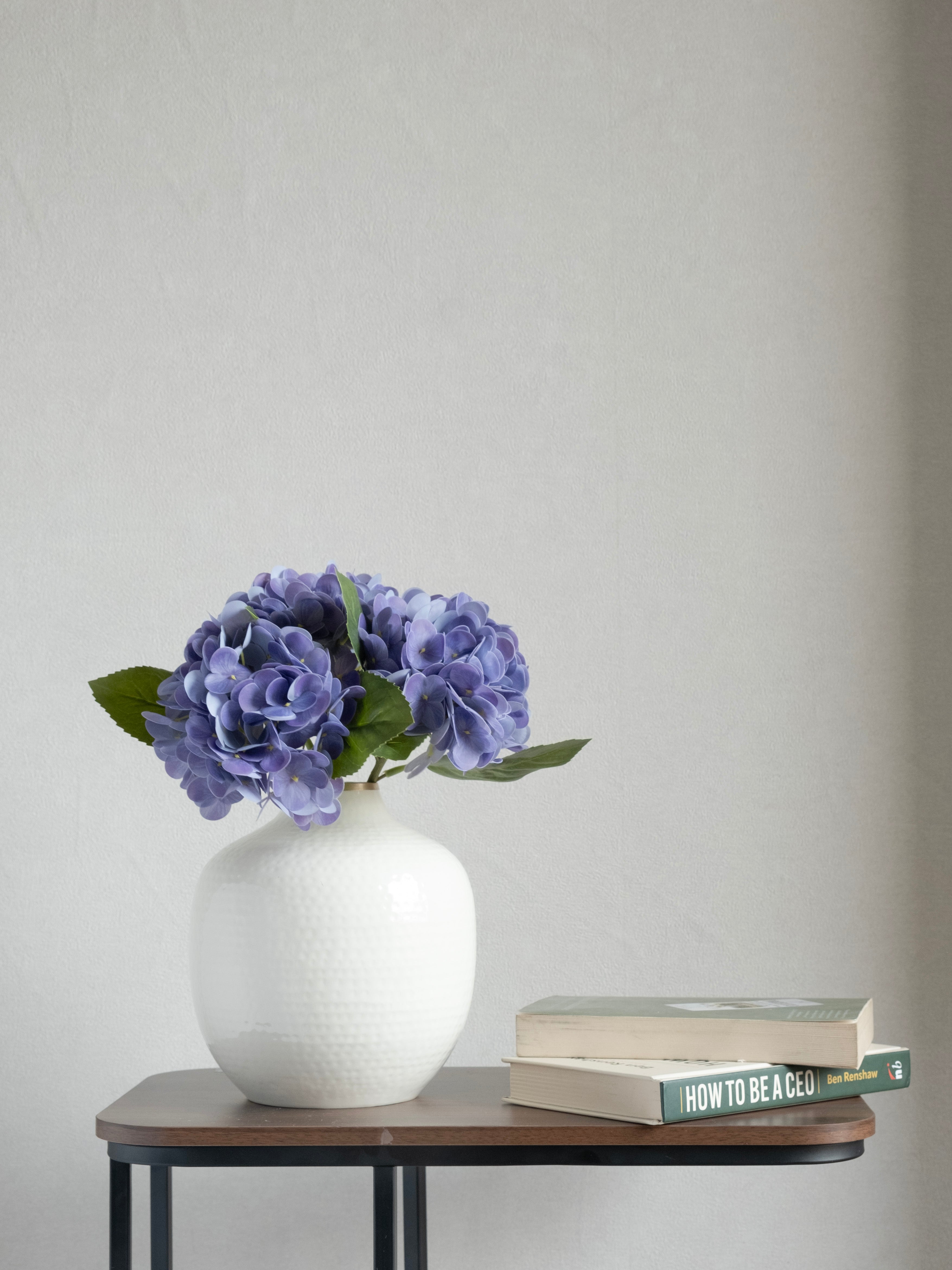 Artificial Hydrangea Flower Stems (Set of 2)