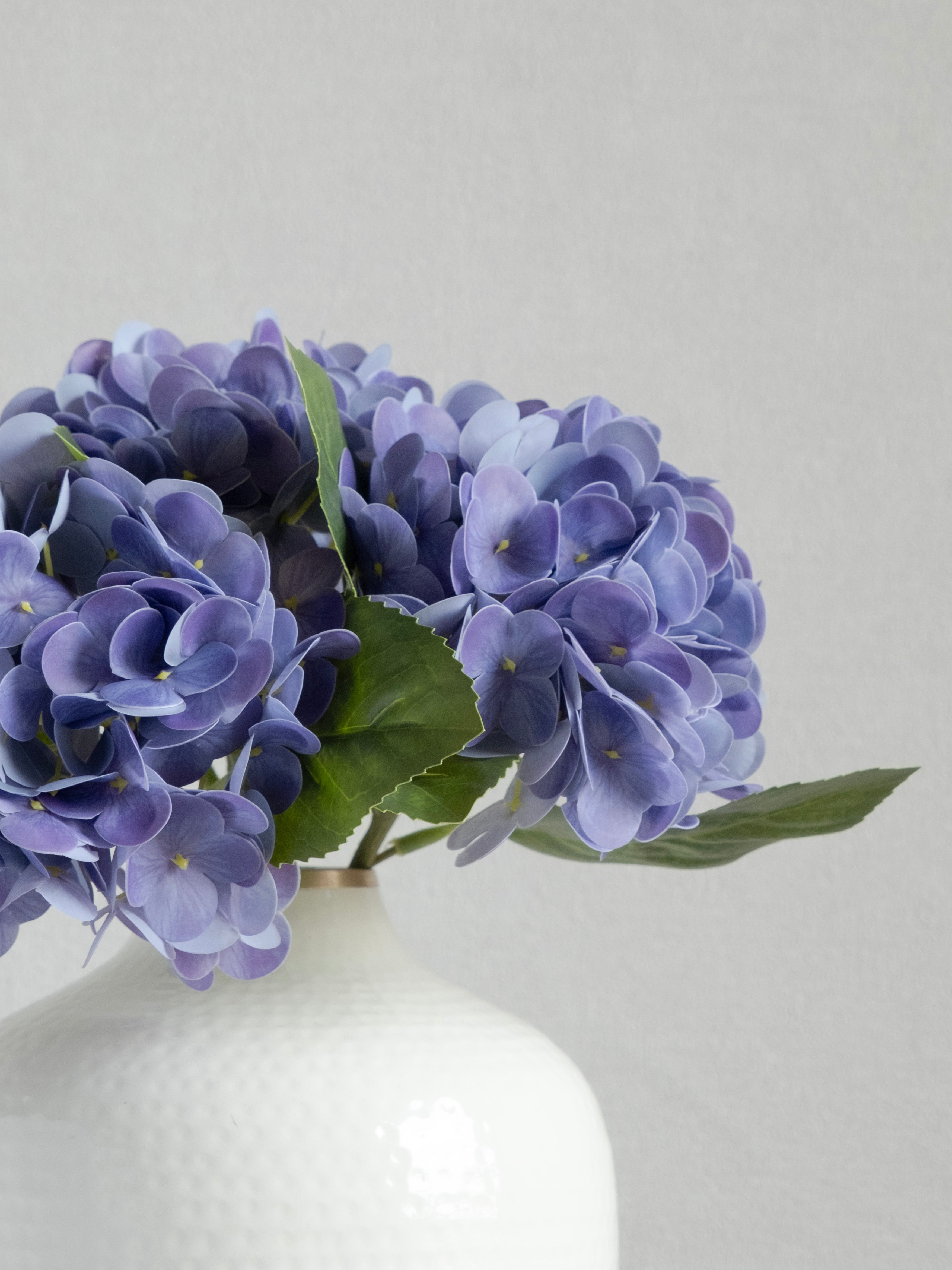 Artificial Hydrangea Flower Stems (Set of 2)