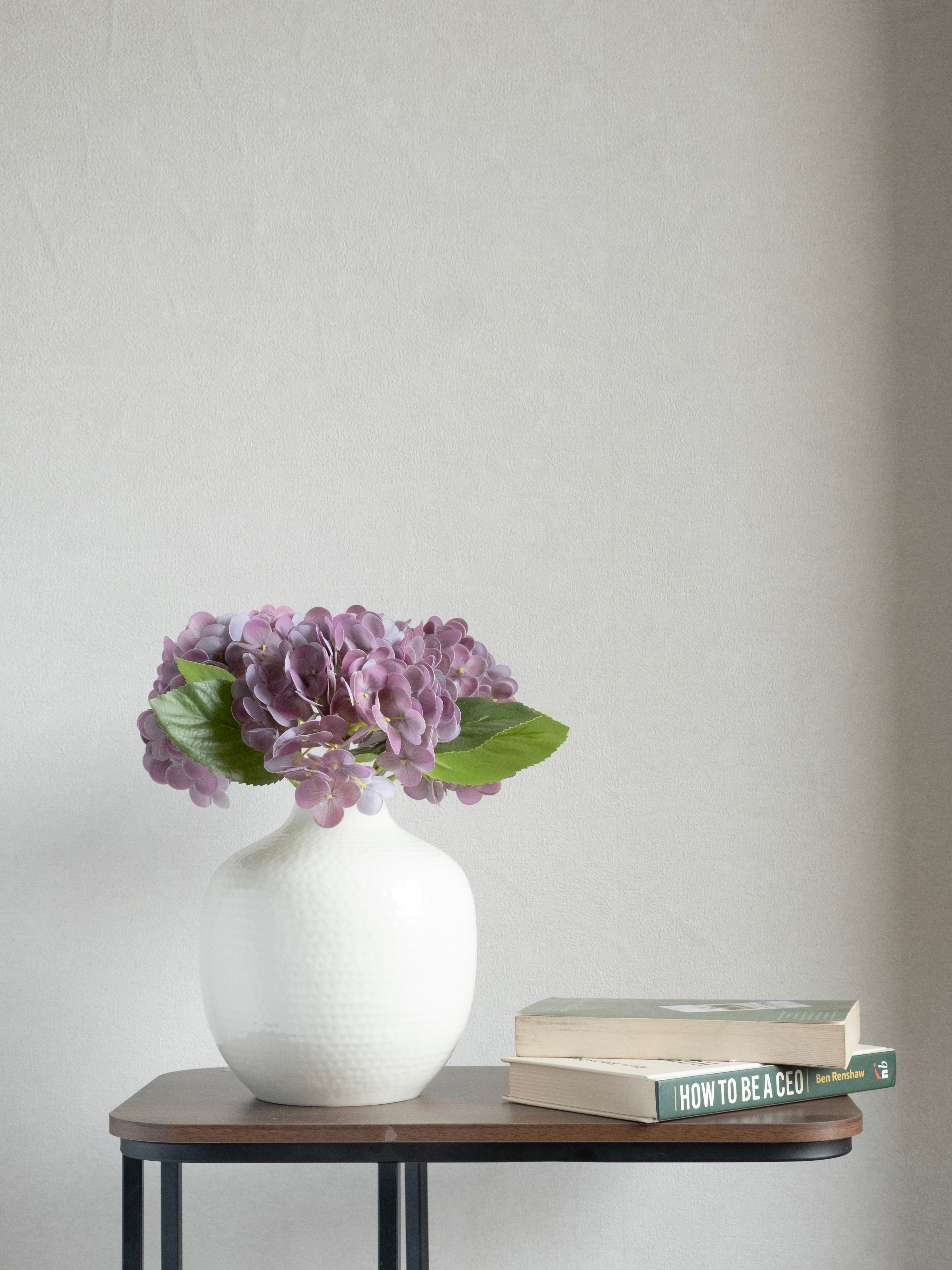 Artificial Hydrangea Flower Stems (Set of 2)