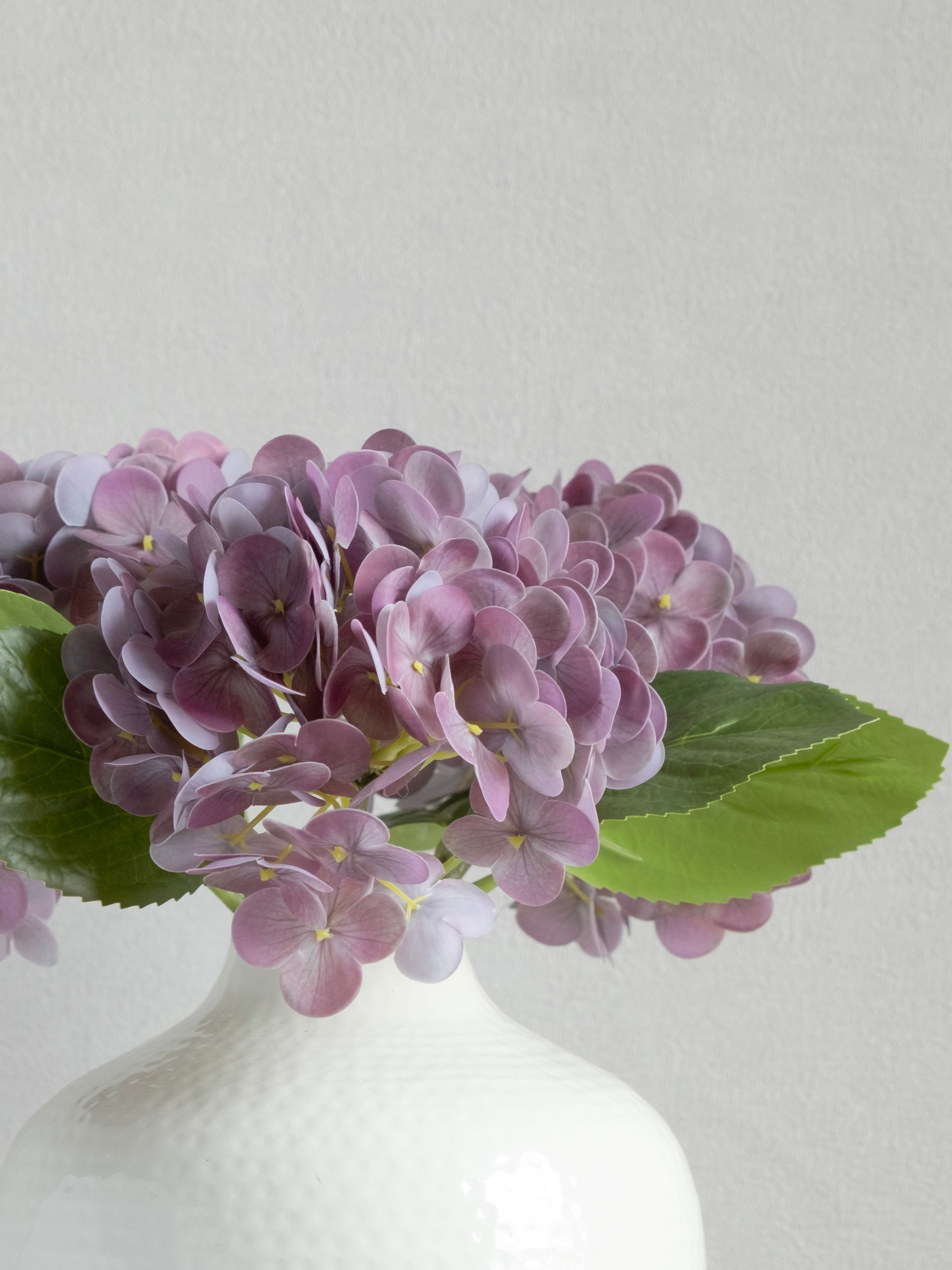 Artificial Hydrangea Flower Stems (Set of 2)