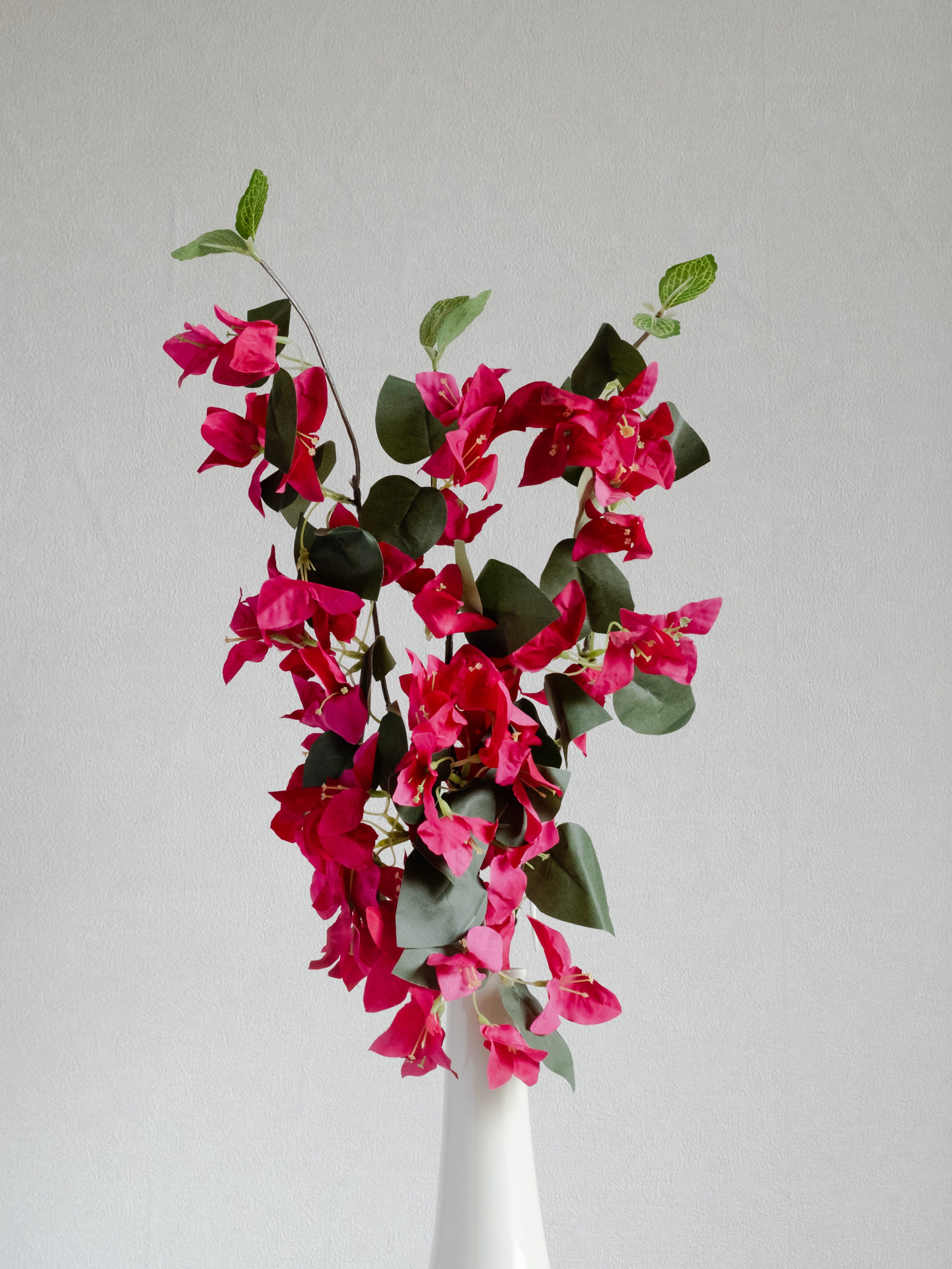 Artificial Bougainvillea Flower Stick 76cm (Set of 3)