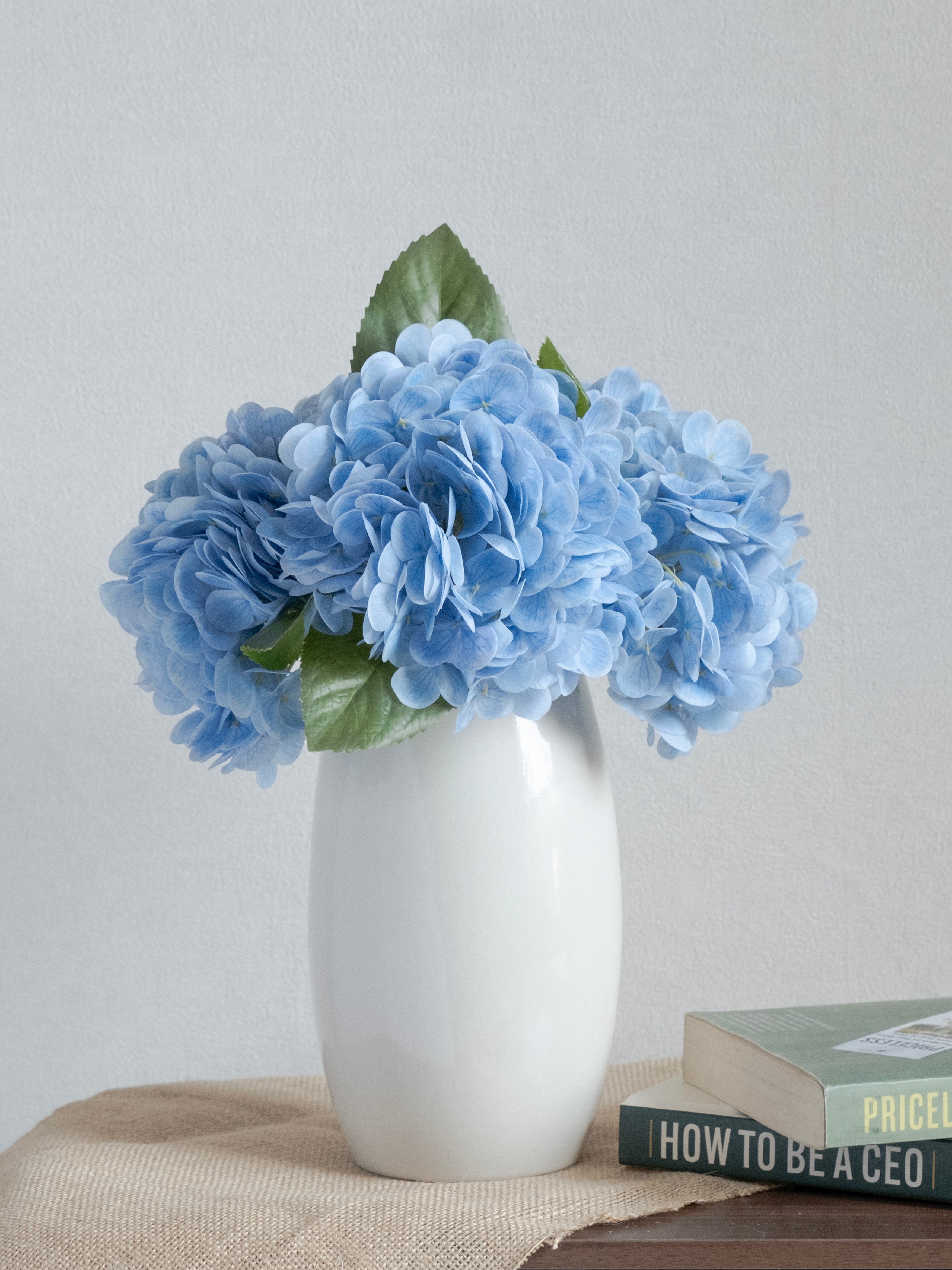 Artificial Hydrangea Flower Stems (Set of 2)