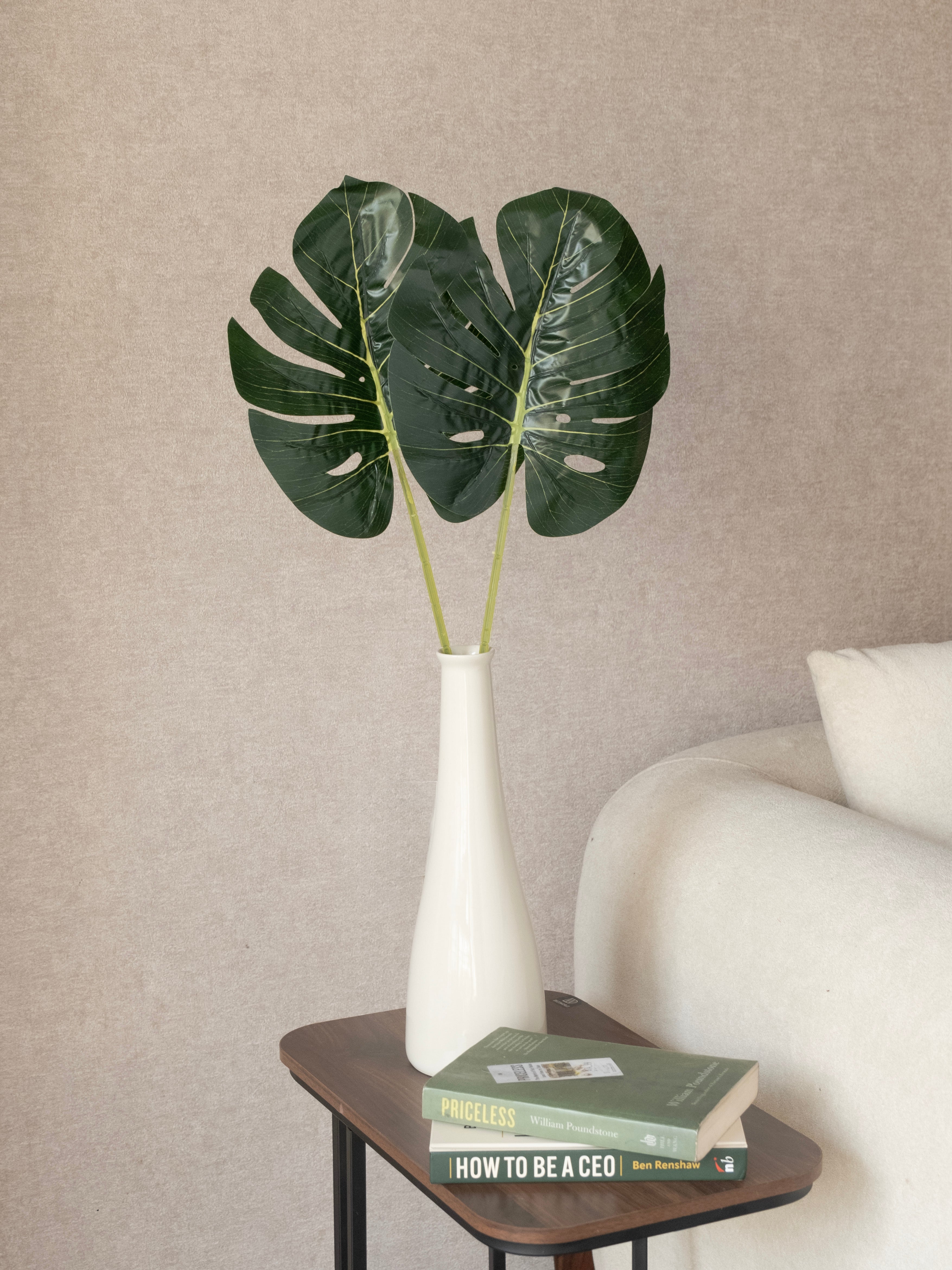 Artificial Small Monstera sticks (Set of 2)