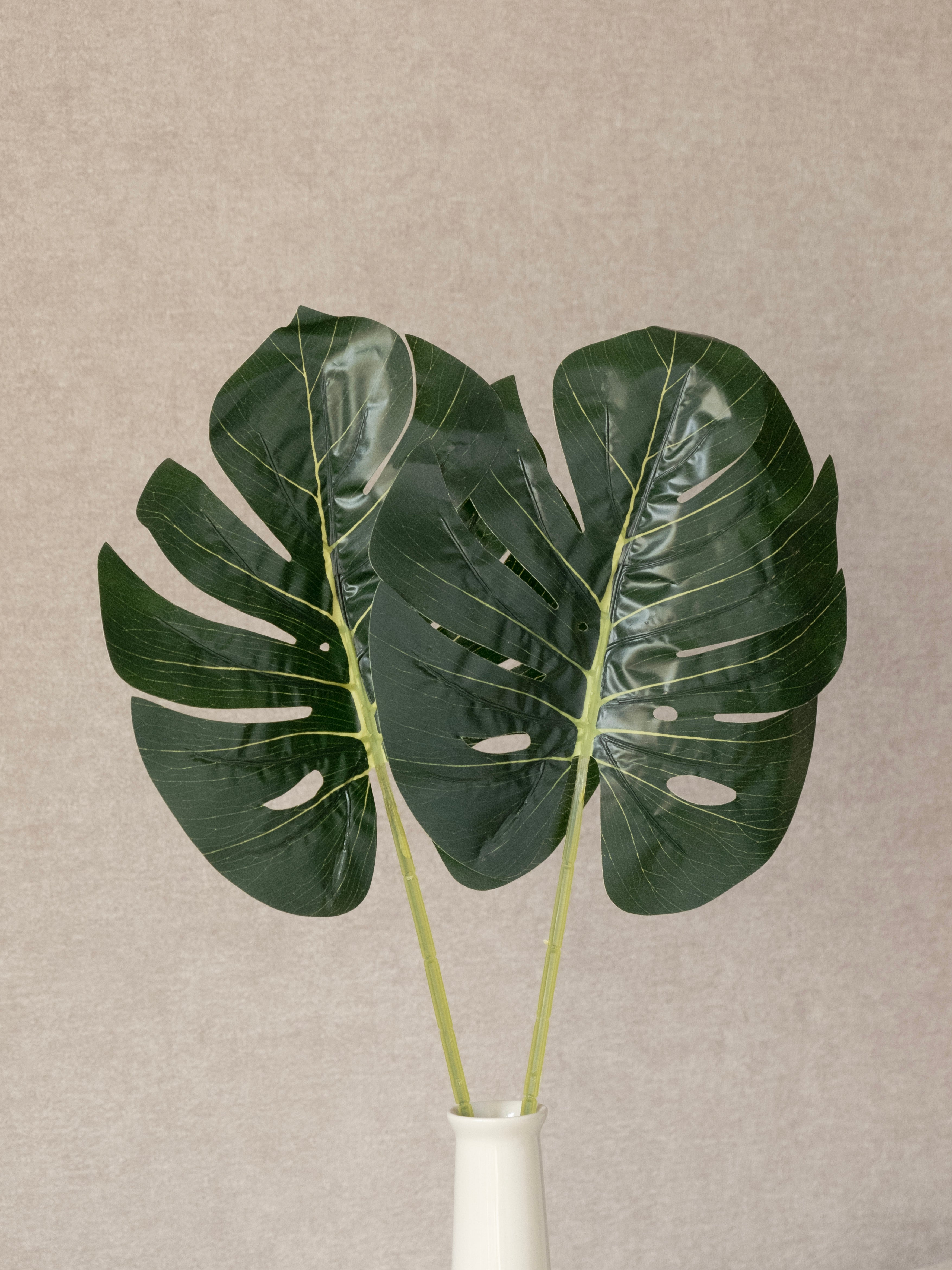 Artificial Small Monstera sticks (Set of 2)