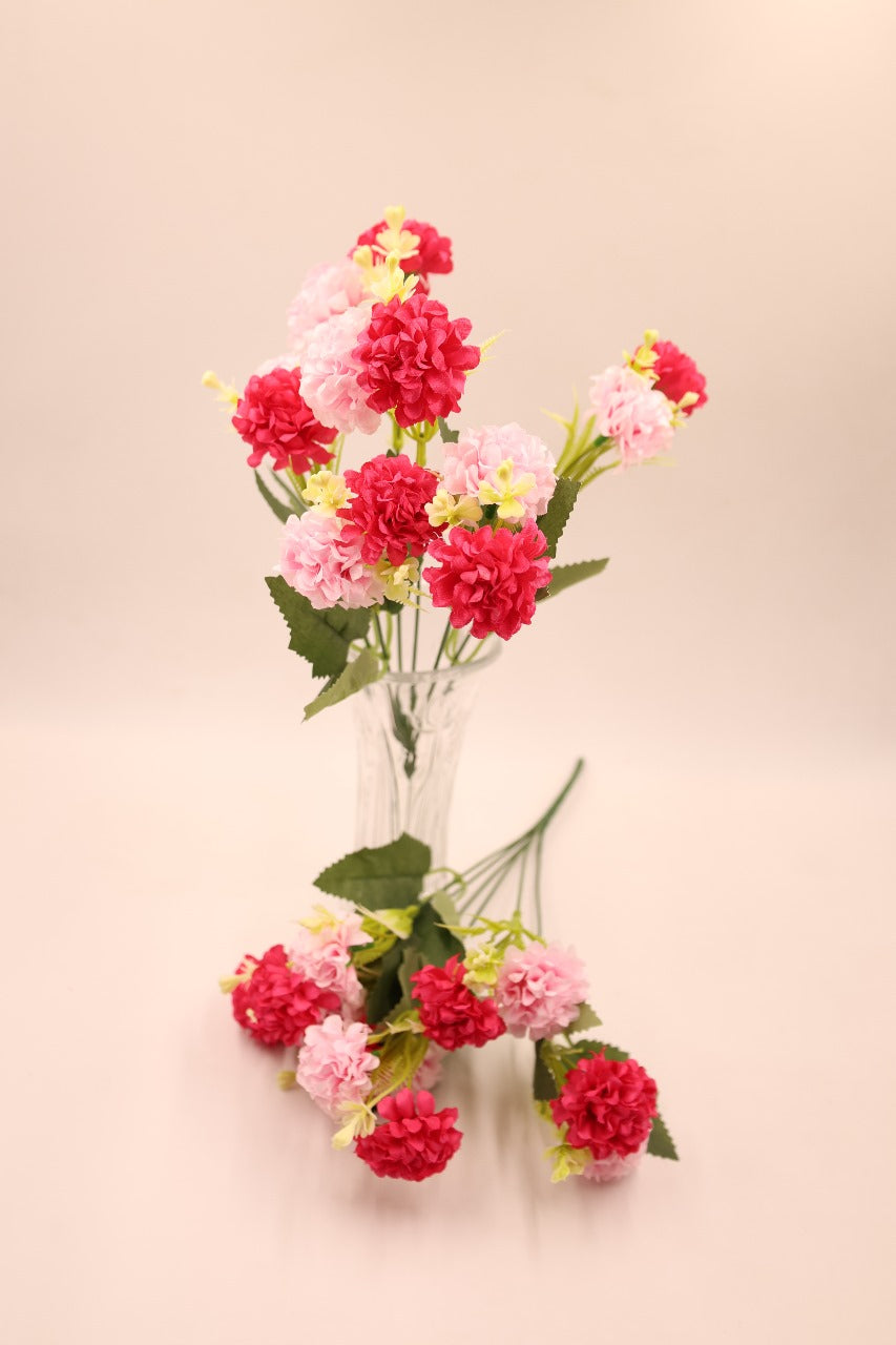 Artificial Multicolour Hydrangea Flower Bunches 35cm