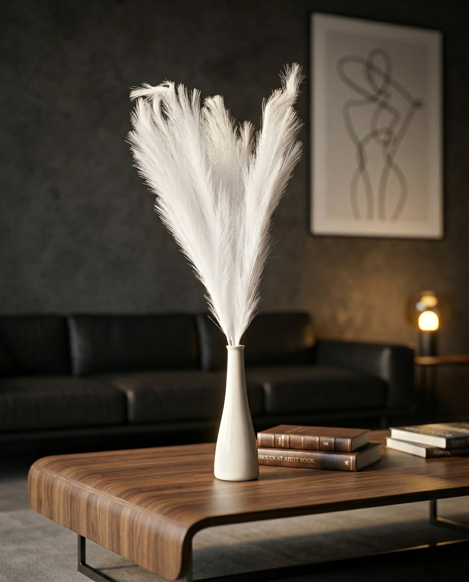 Artificial Pampas Grass stick 117cm