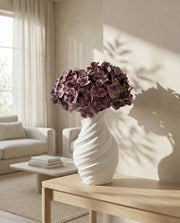 Artificial Dusty Purple PU Hydrangea Flower Stem