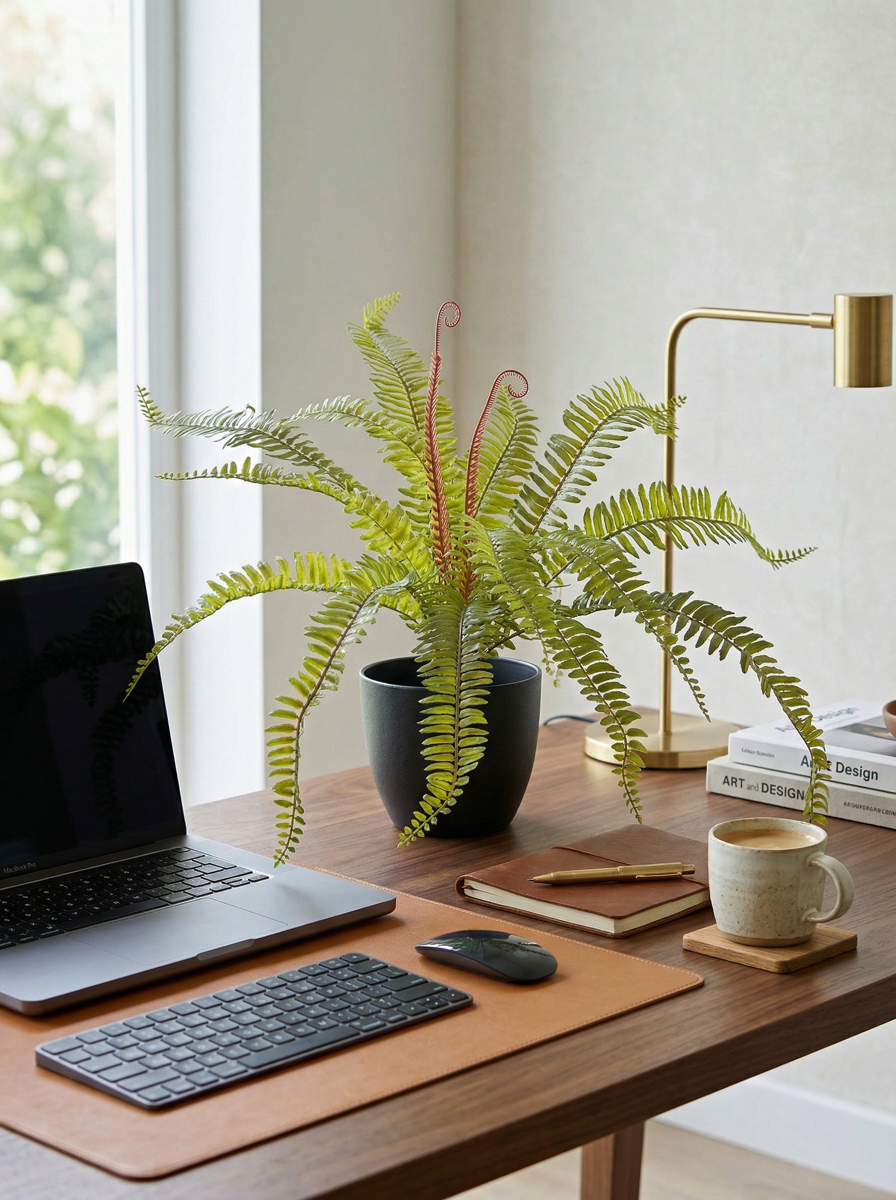 Artificial Fern Leaf Bunch 1.9ft