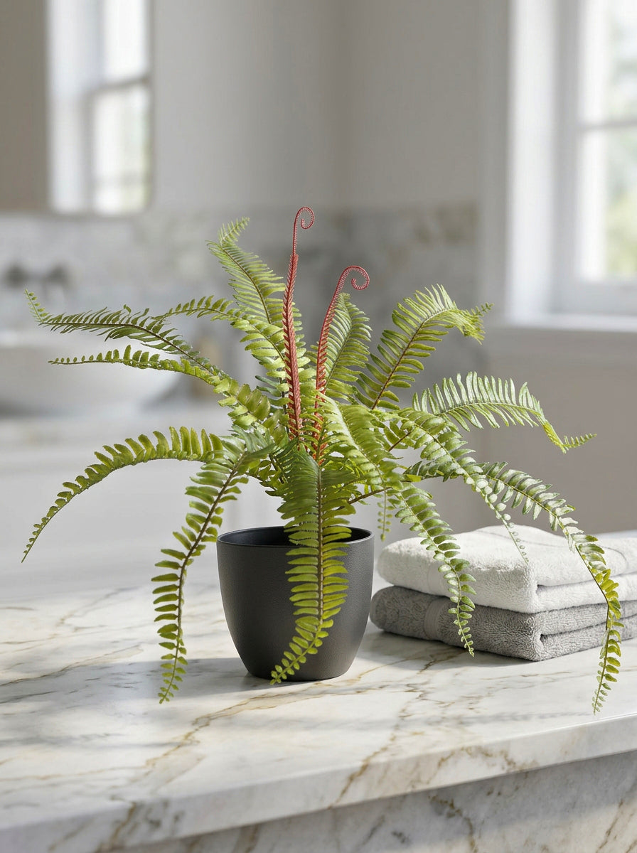 Artificial Fern Leaf Bunch 1.9ft