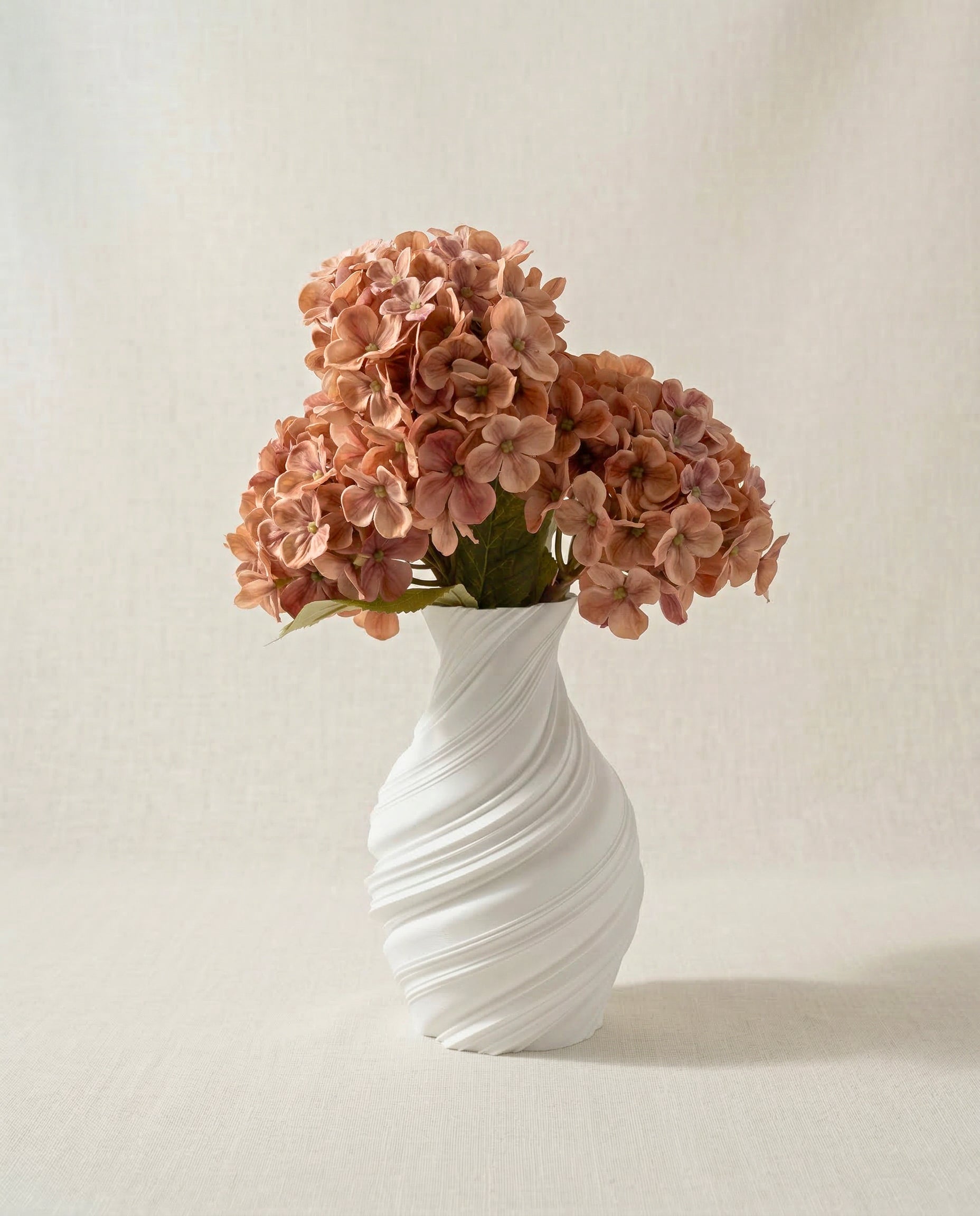 Artificial PU Hydrangea Flower Stem