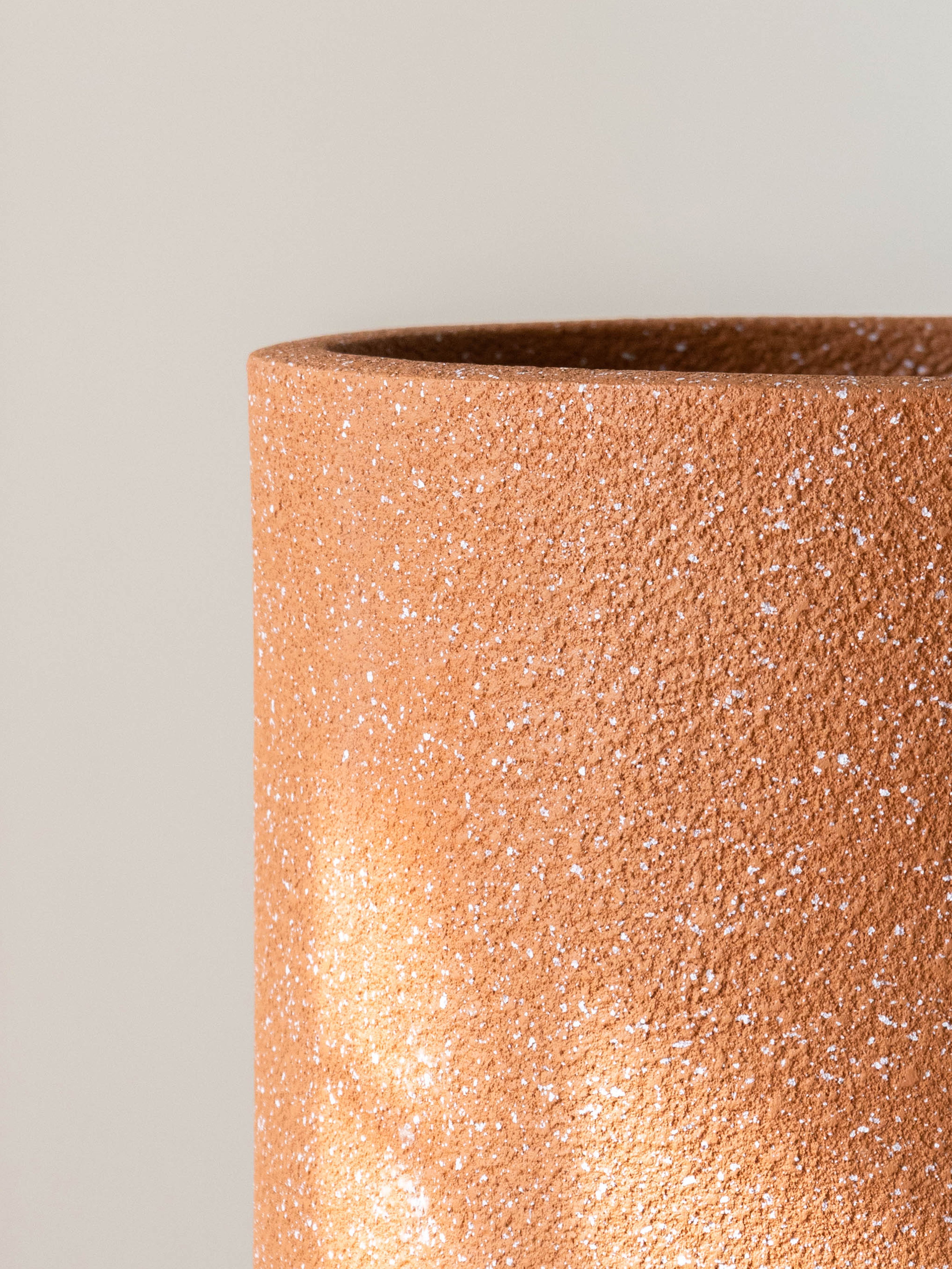 Textured Terra Cylinder Planter