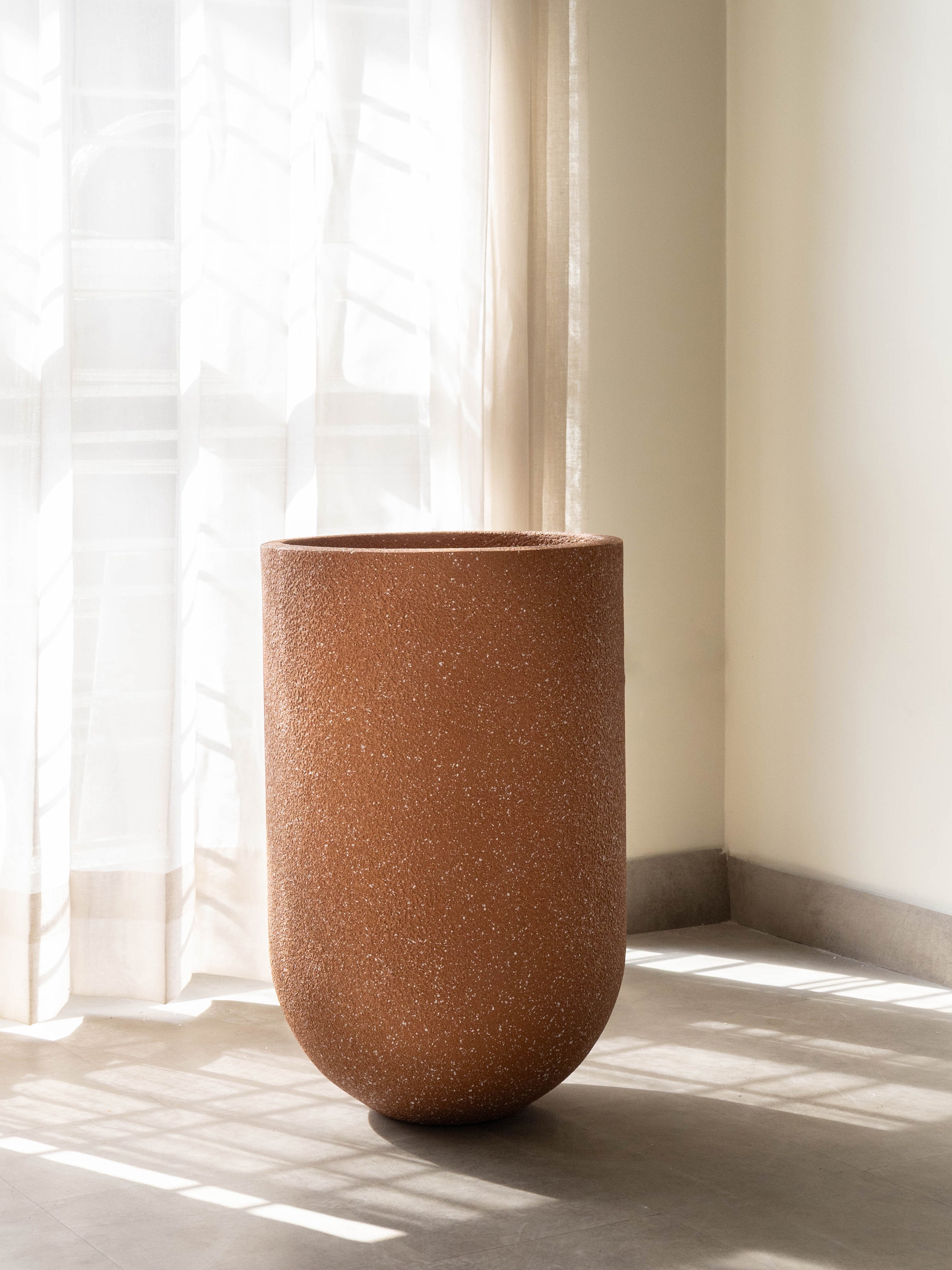 Textured Terra Cylinder Planter