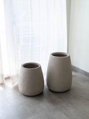 Luma Taper Planter – Beige