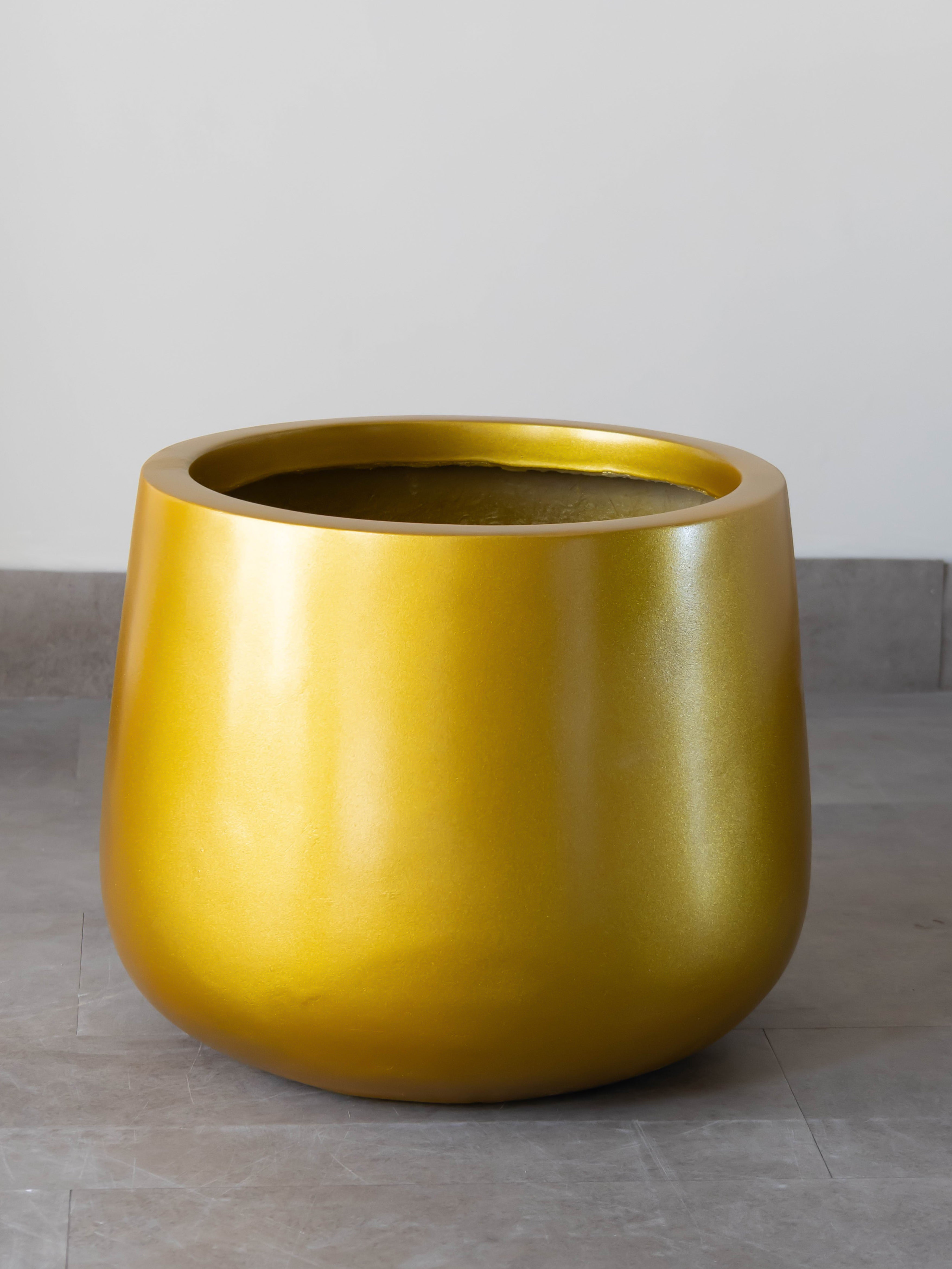 Ardent Copper Gold Planter
