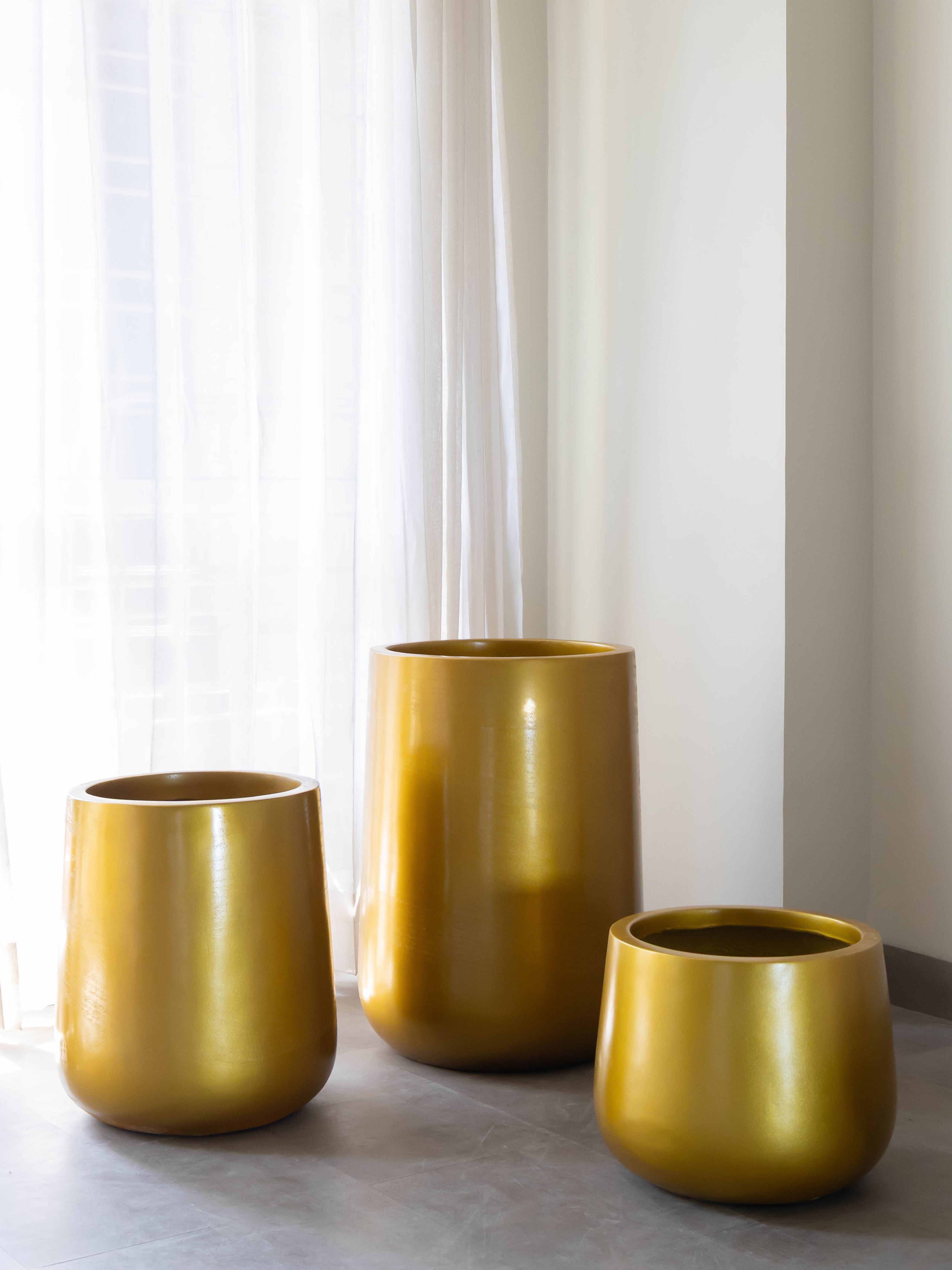 Ardent Copper Gold Planter