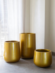 Ardent Copper Gold Planter