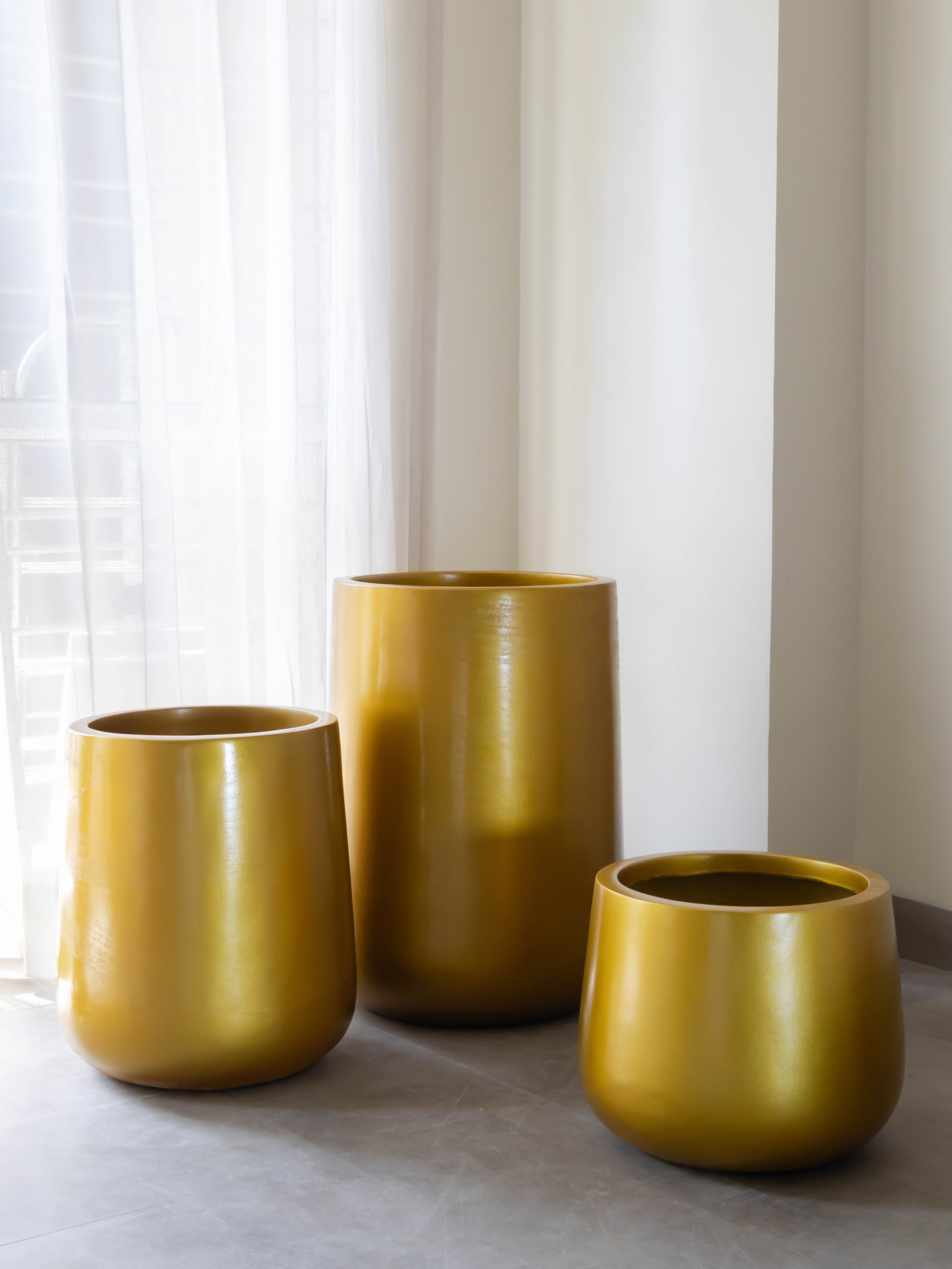 Ardent Copper Gold Planter