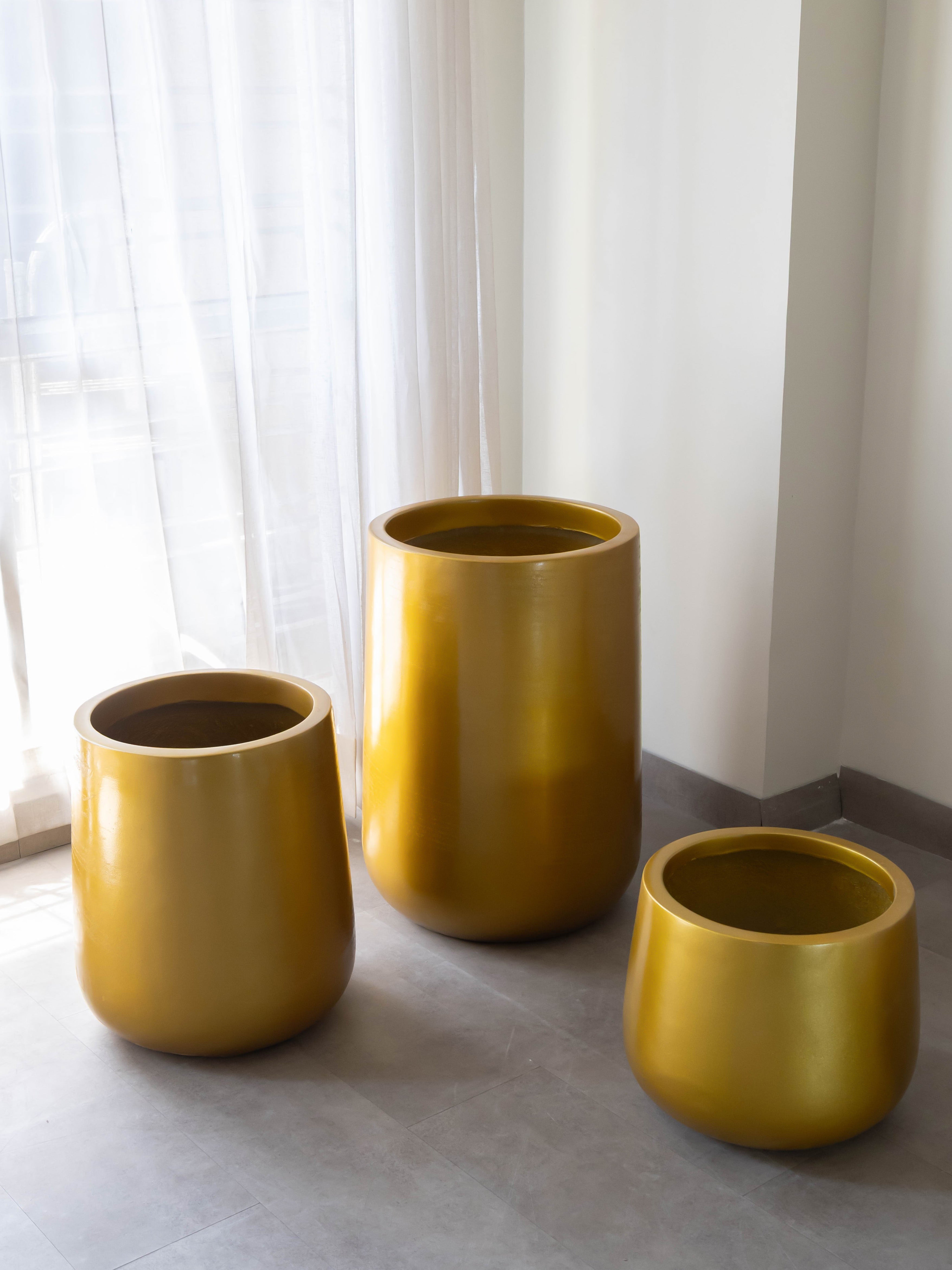 Ardent Copper Gold Planter