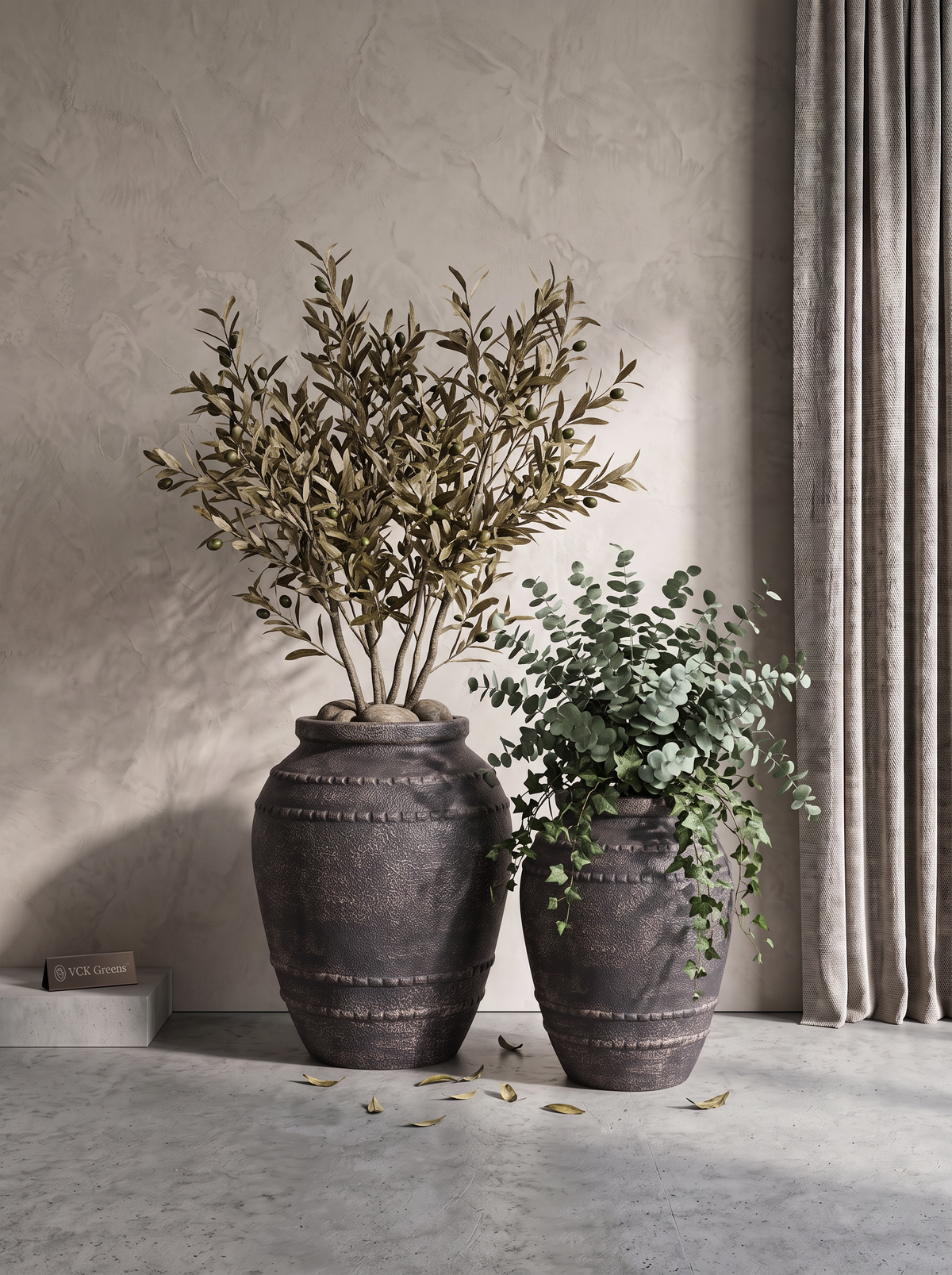 Antiquity Charcoal Bronze Pot