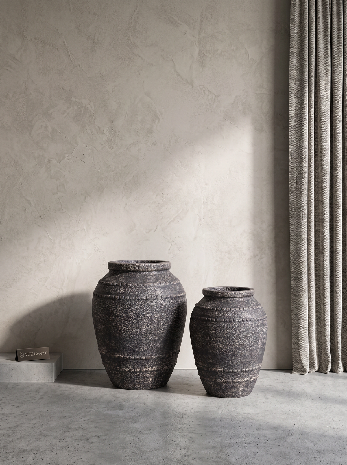 Antiquity Charcoal Bronze Pot