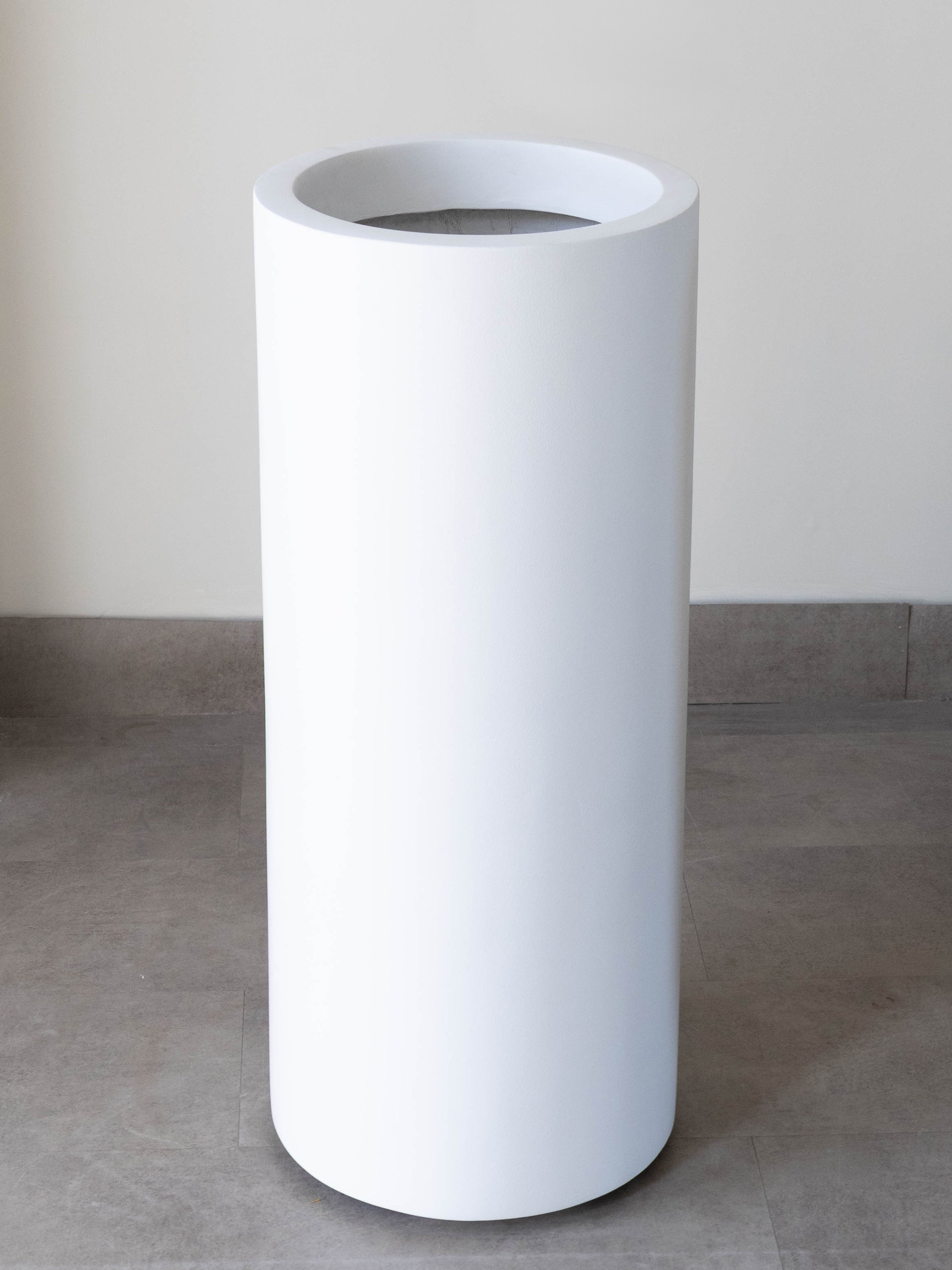 Column Planter - White