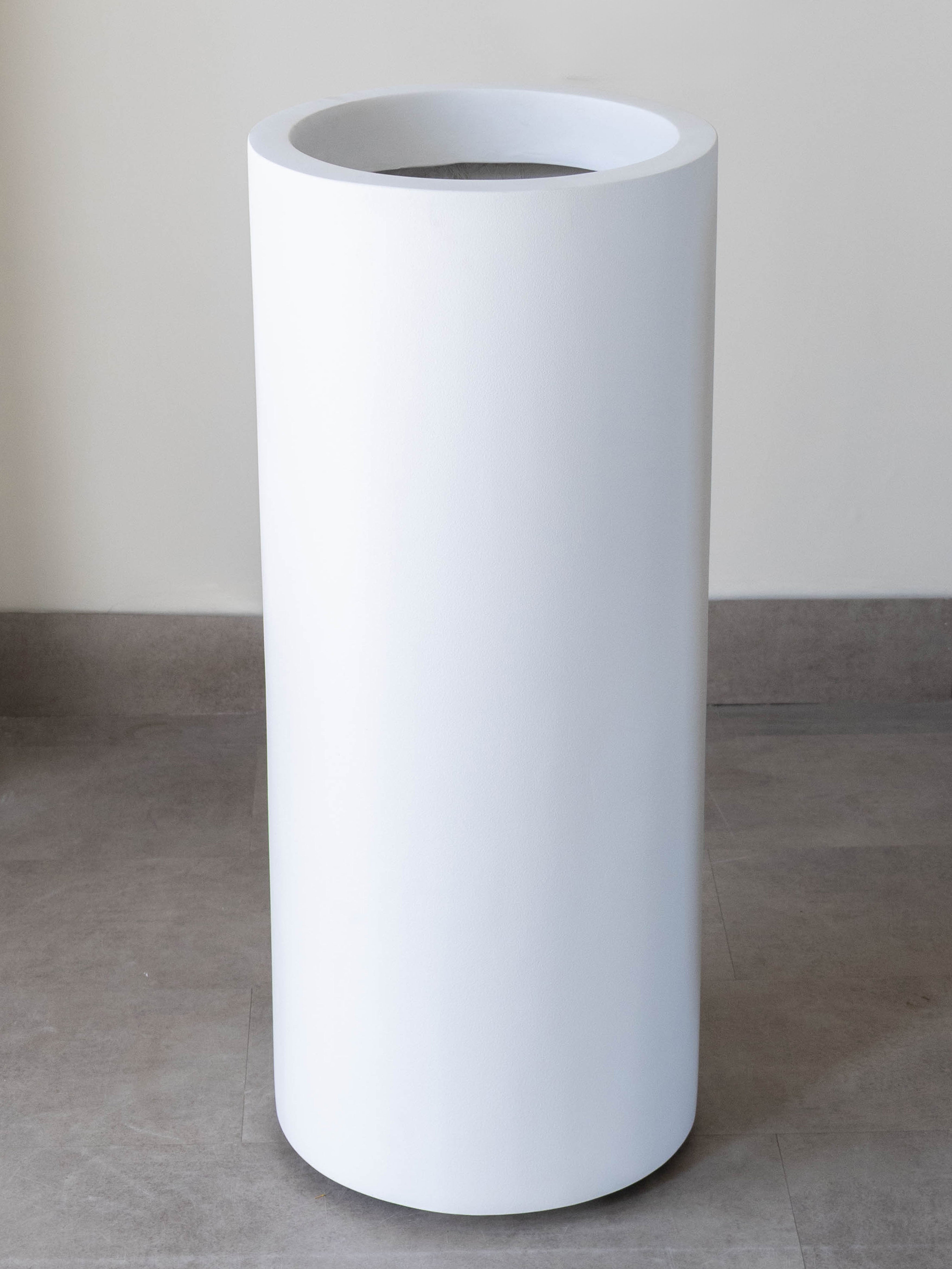 Column Planter - White