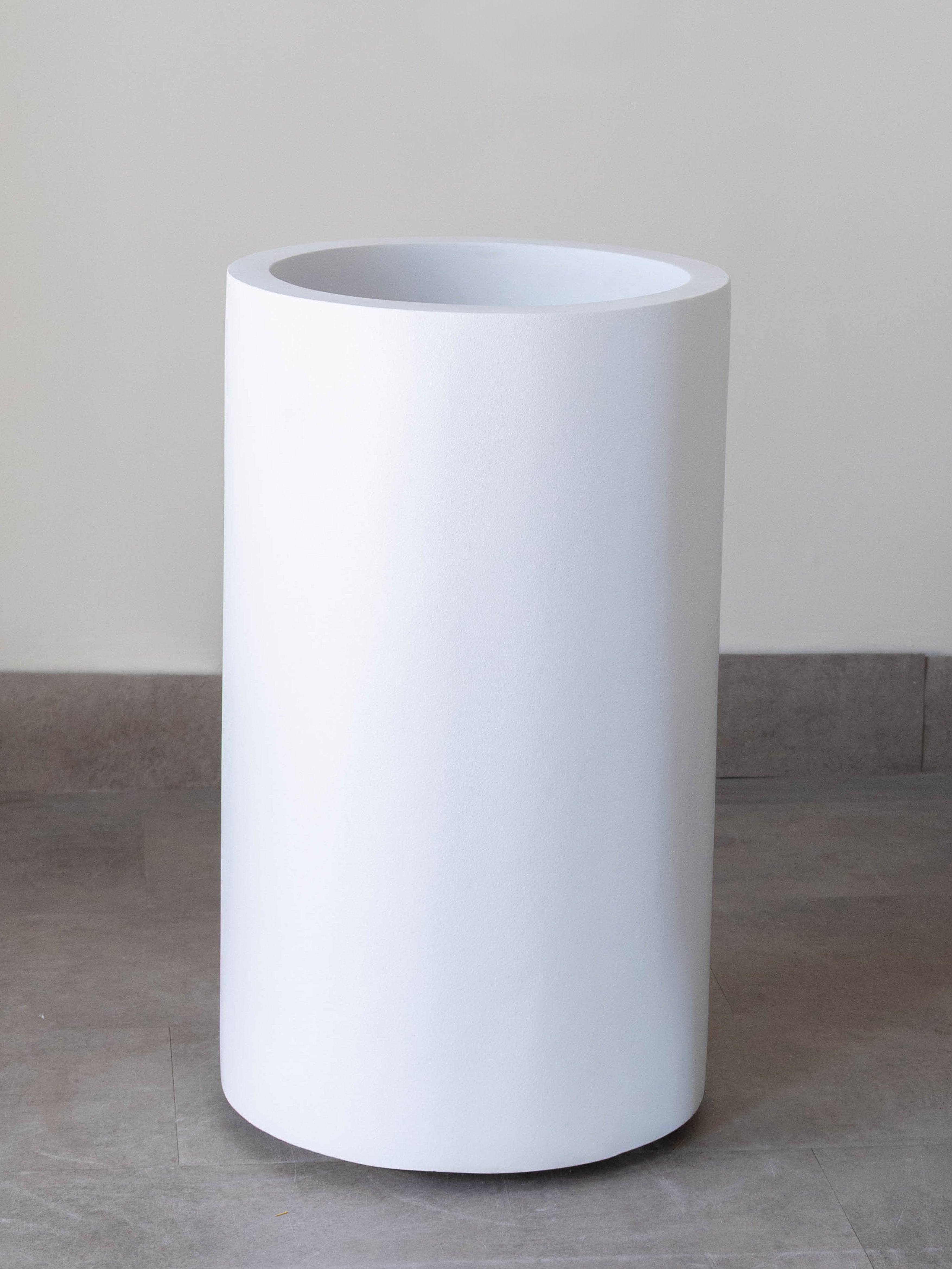 Column Planter - White