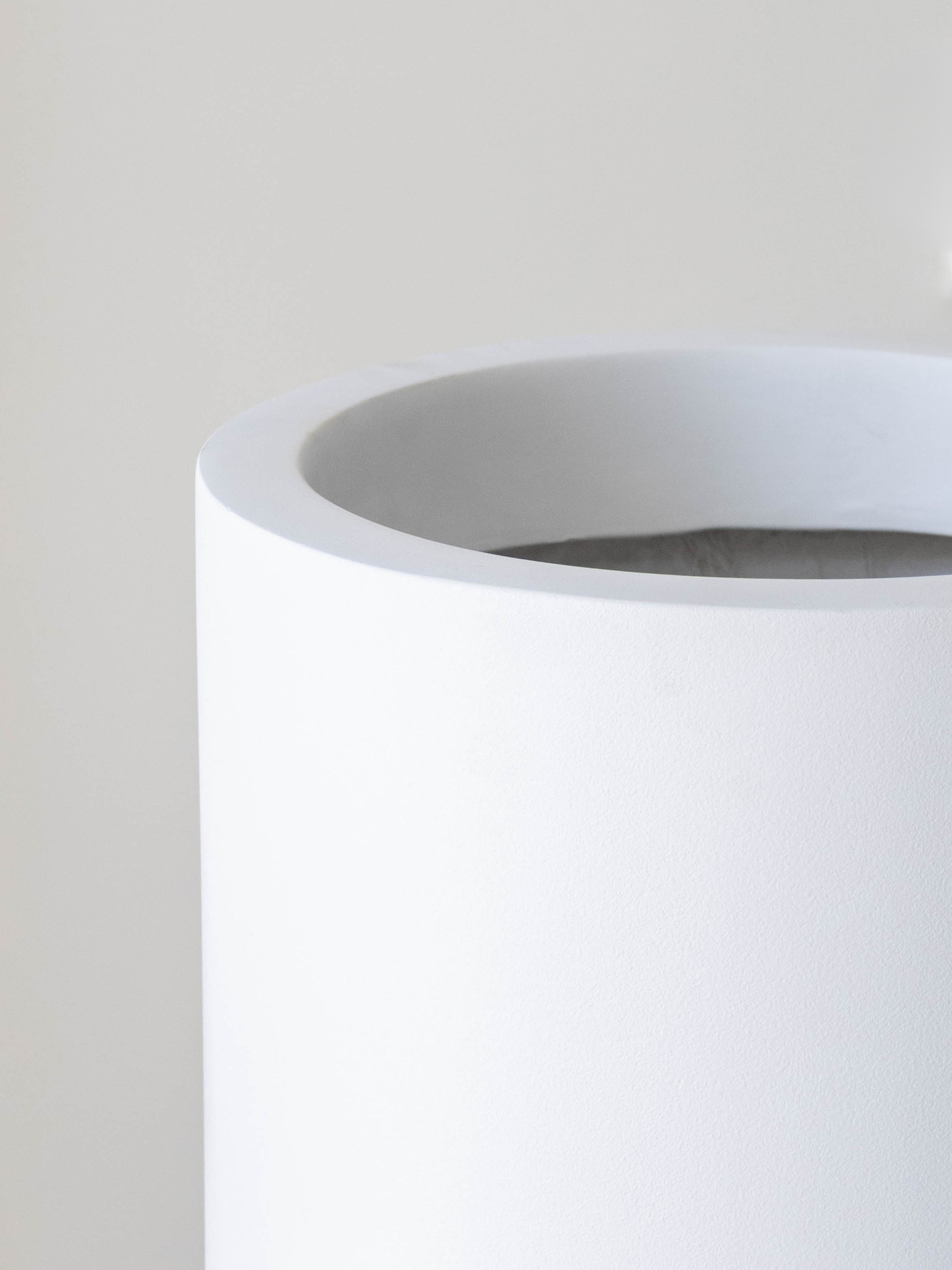 Column Planter - White
