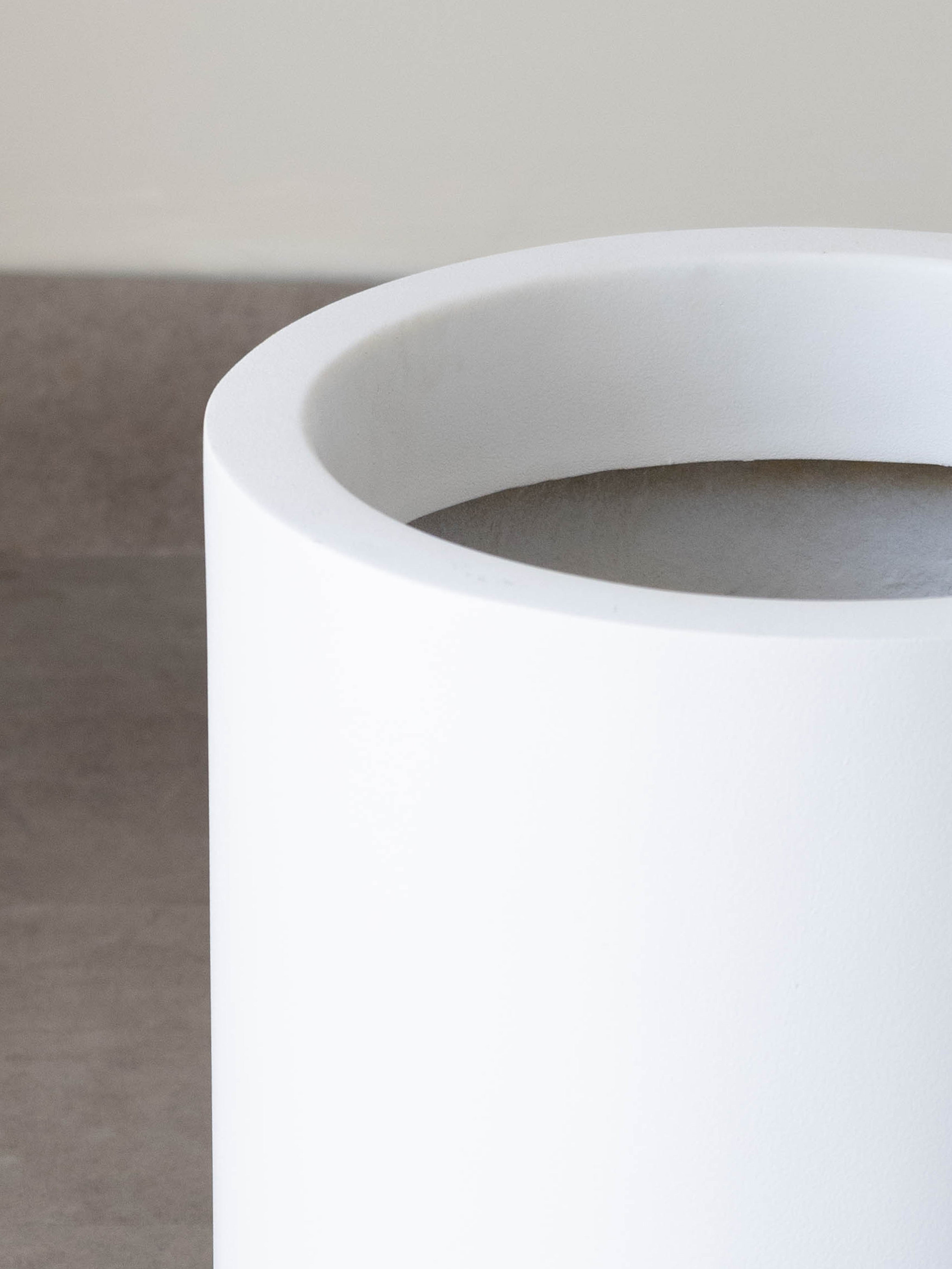 Column Planter - White