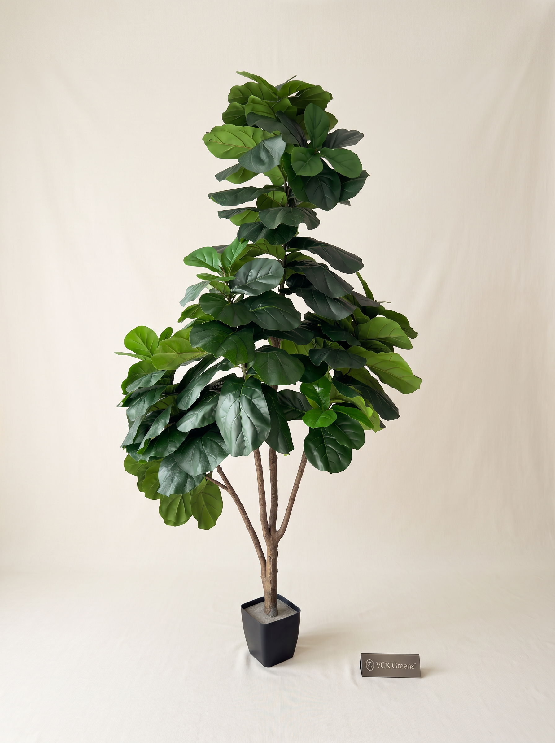Artificial Tall Fiddle Leaf Fig Plant 8.7ft