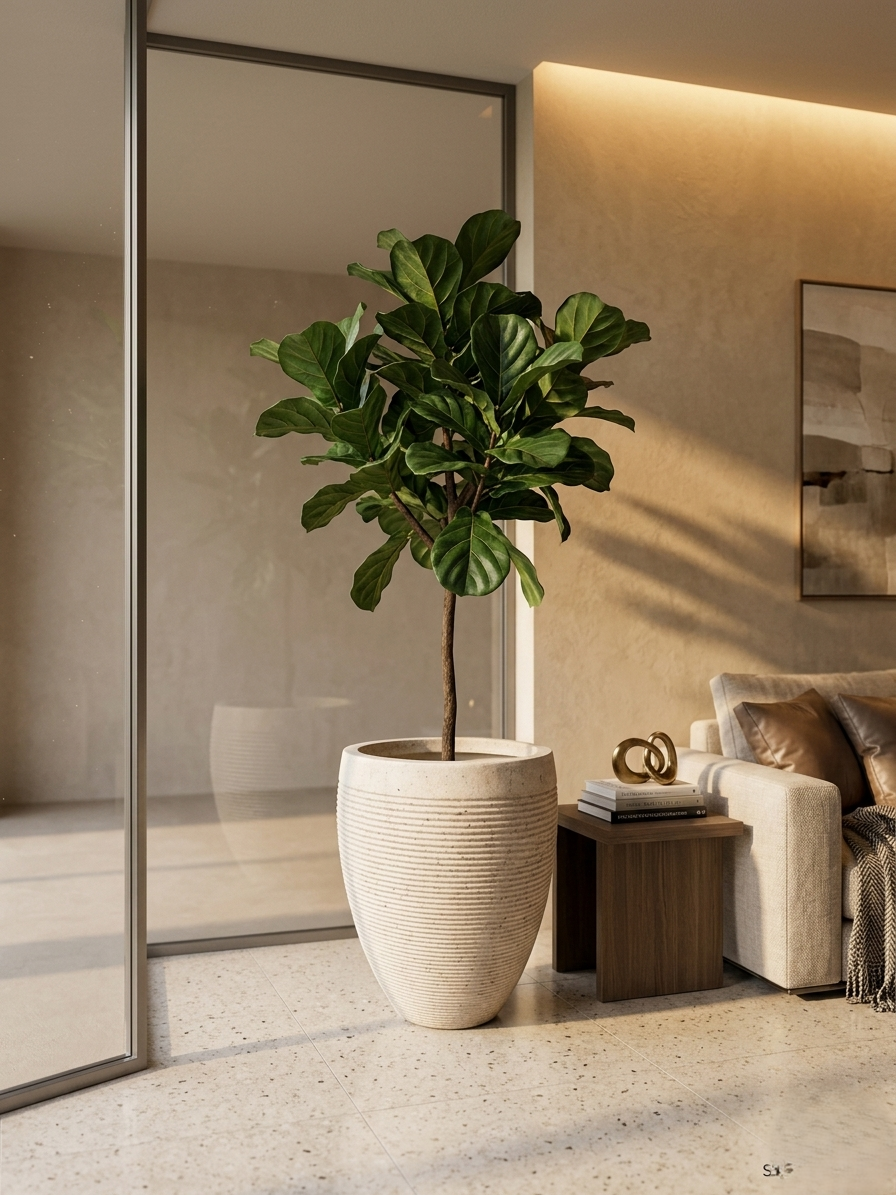 Ivory Ridge Textured Planter