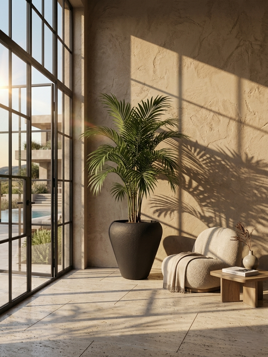 Black Noir Aura Textured Planter
