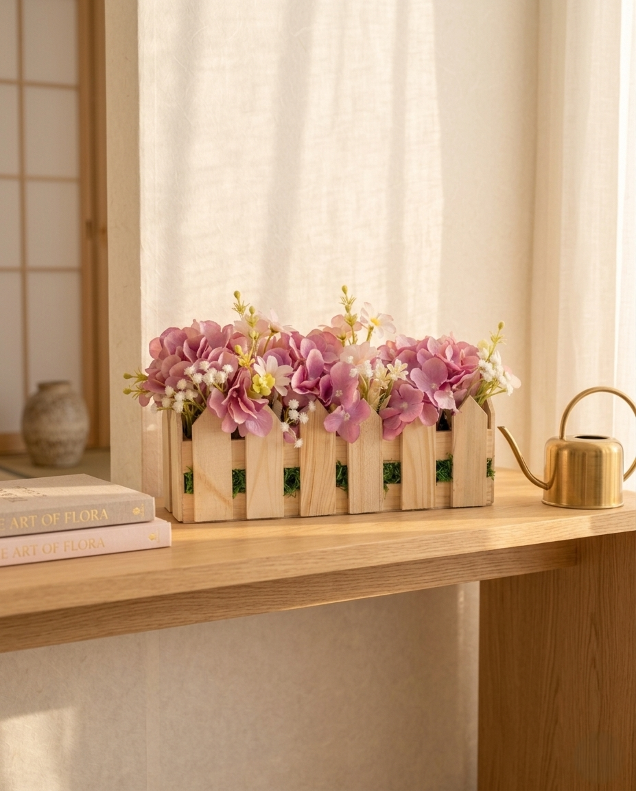 Pink Hydrangea Bloom Arrangement
