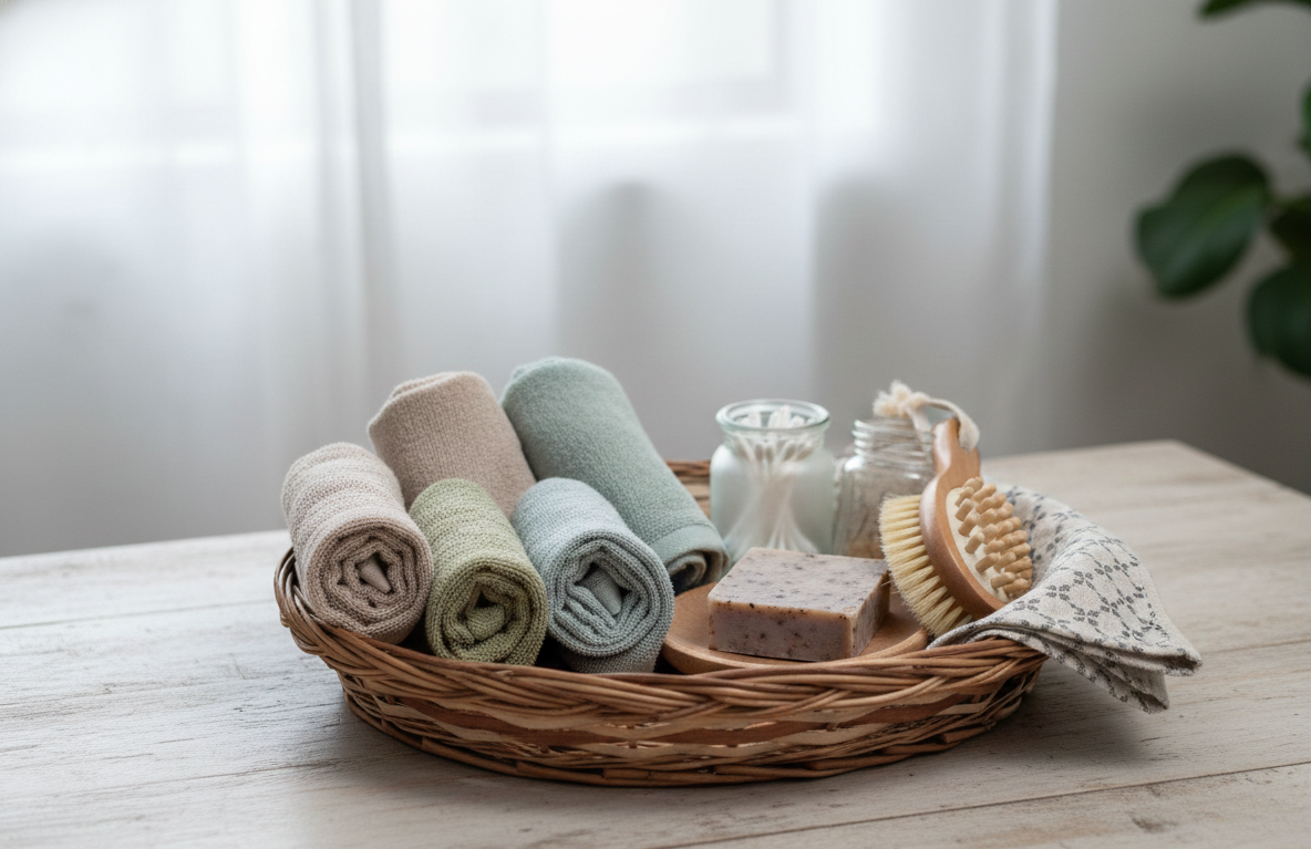 Handwoven Natural Cane Oval Basket