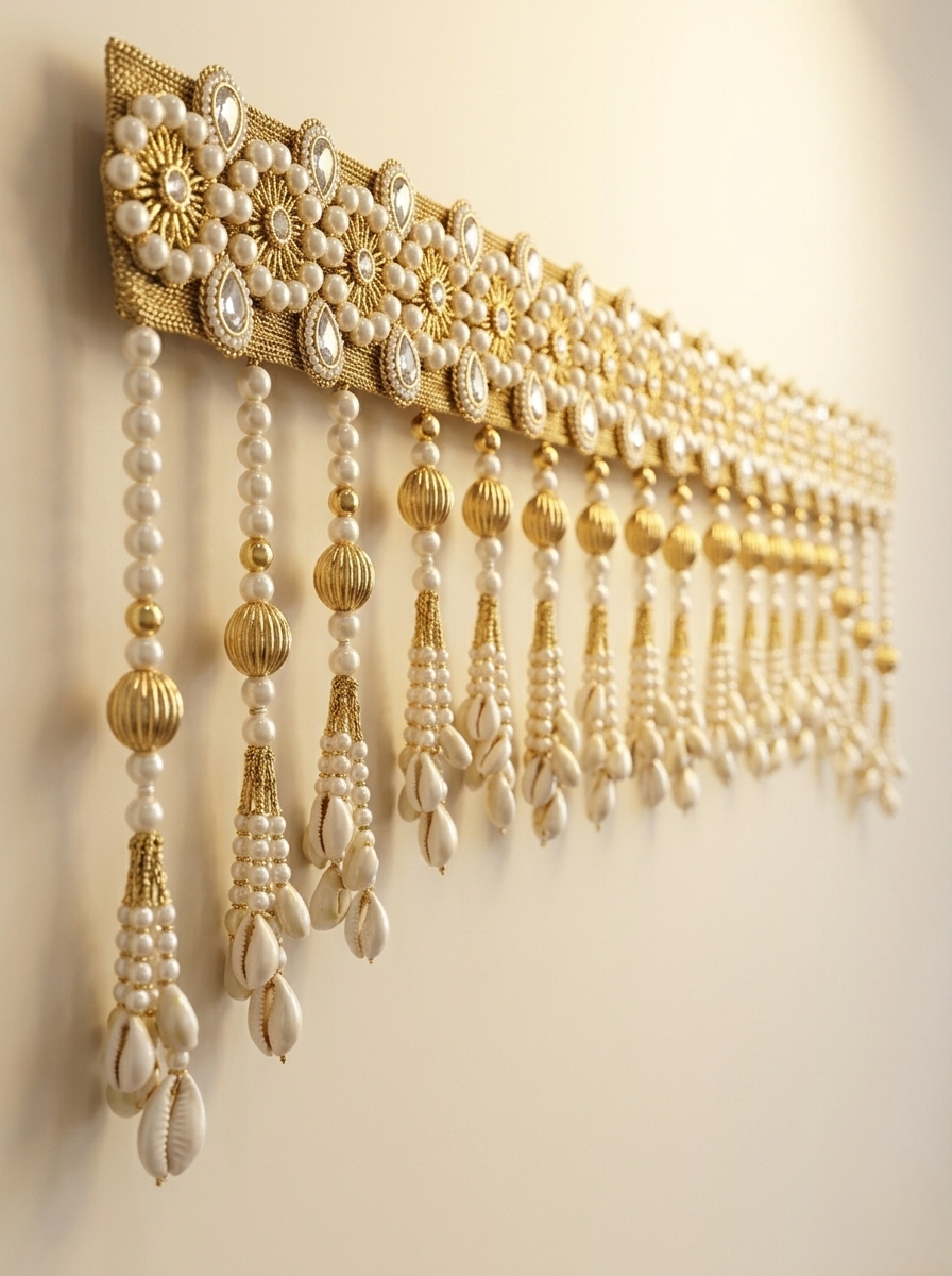 Royal Pearl Tassel Toran