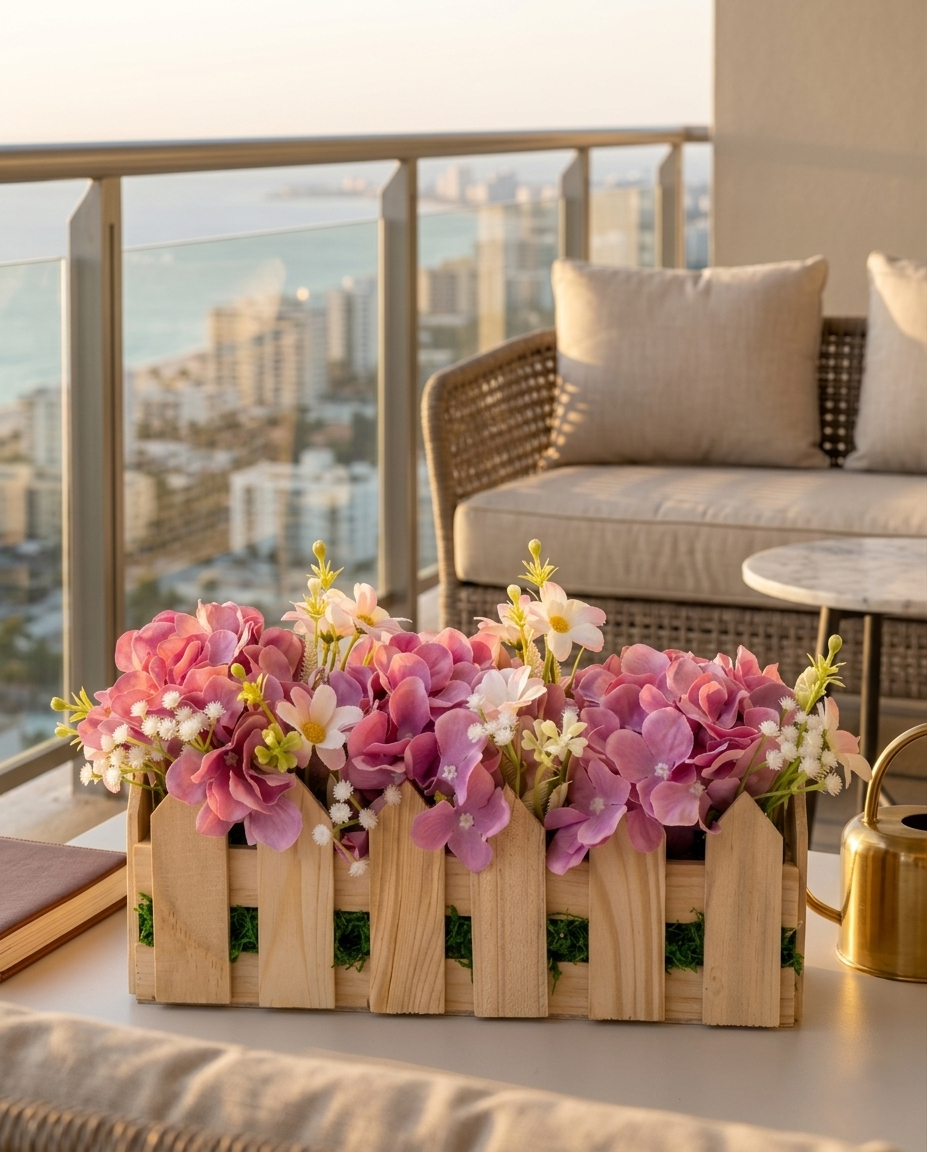 Pink Hydrangea Bloom Arrangement