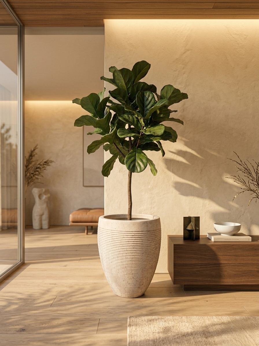 Ivory Ridge Textured Planter