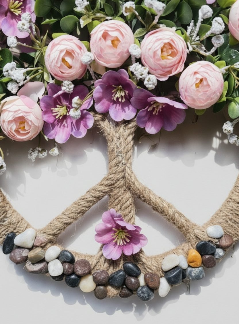 Handmade Floral Tree Wall Hanging (12x12 Inch)