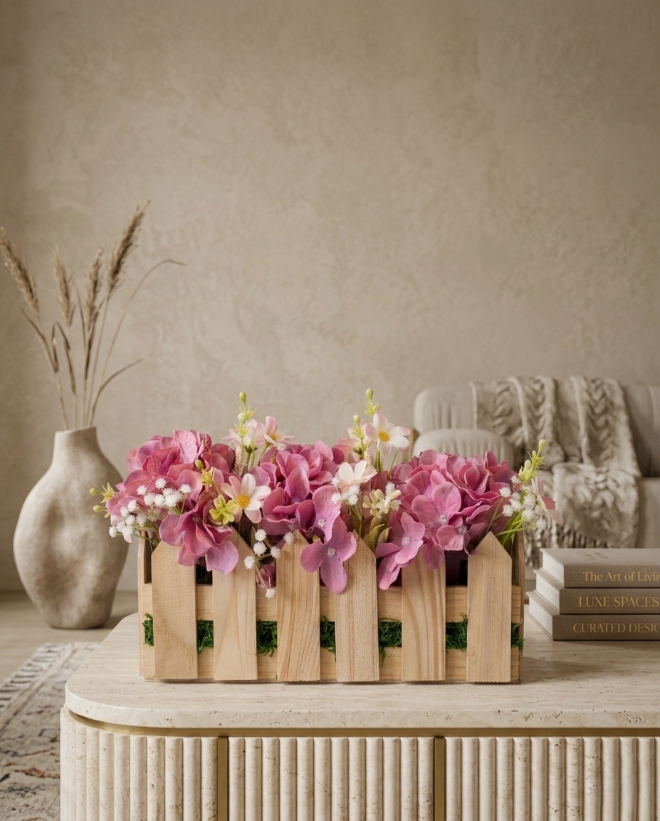 Pink Hydrangea Bloom Arrangement