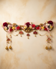 Royal Lotus Floral Toran Wall Hanging (40 Inch)