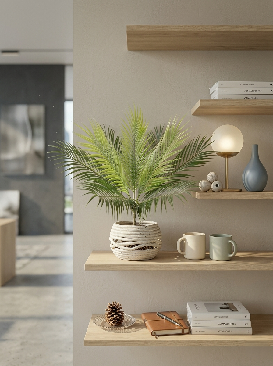 Artificial Areca Palm Plant Without Pot 1.6ft
