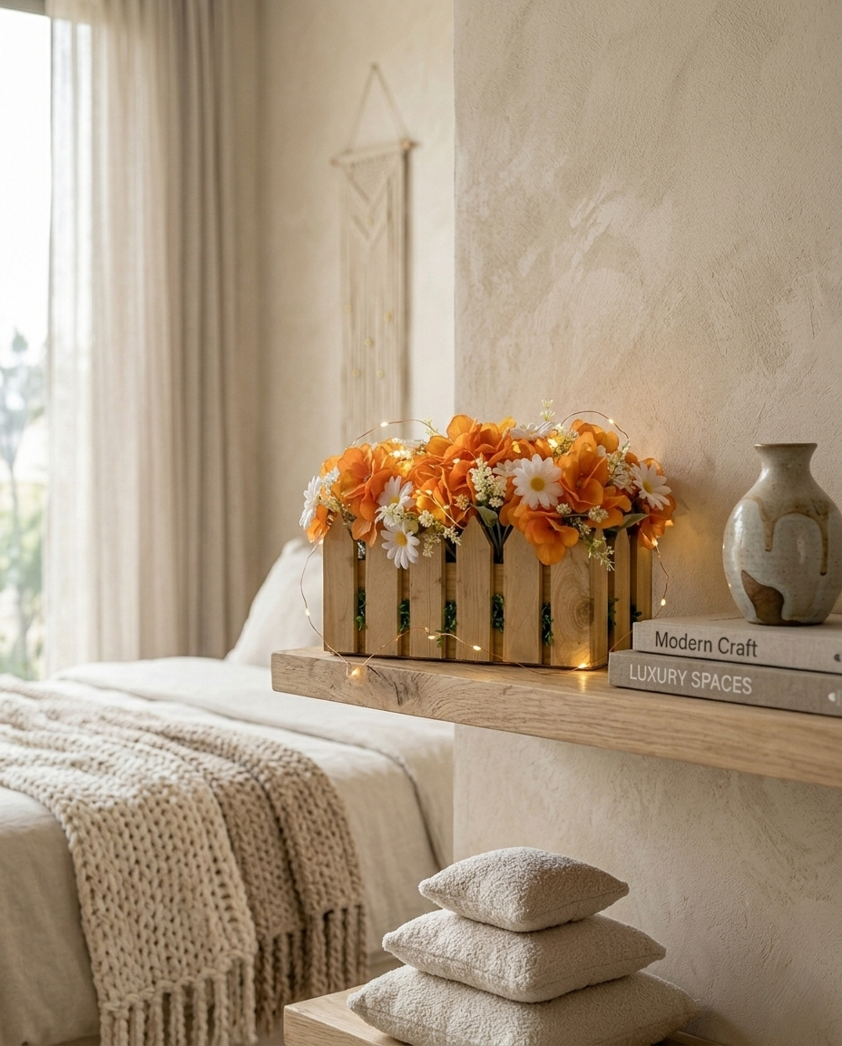 Orange Hydrangea Bloom Arrangement