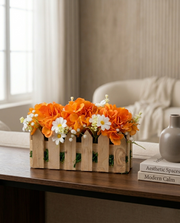 Orange Hydrangea Bloom Arrangement