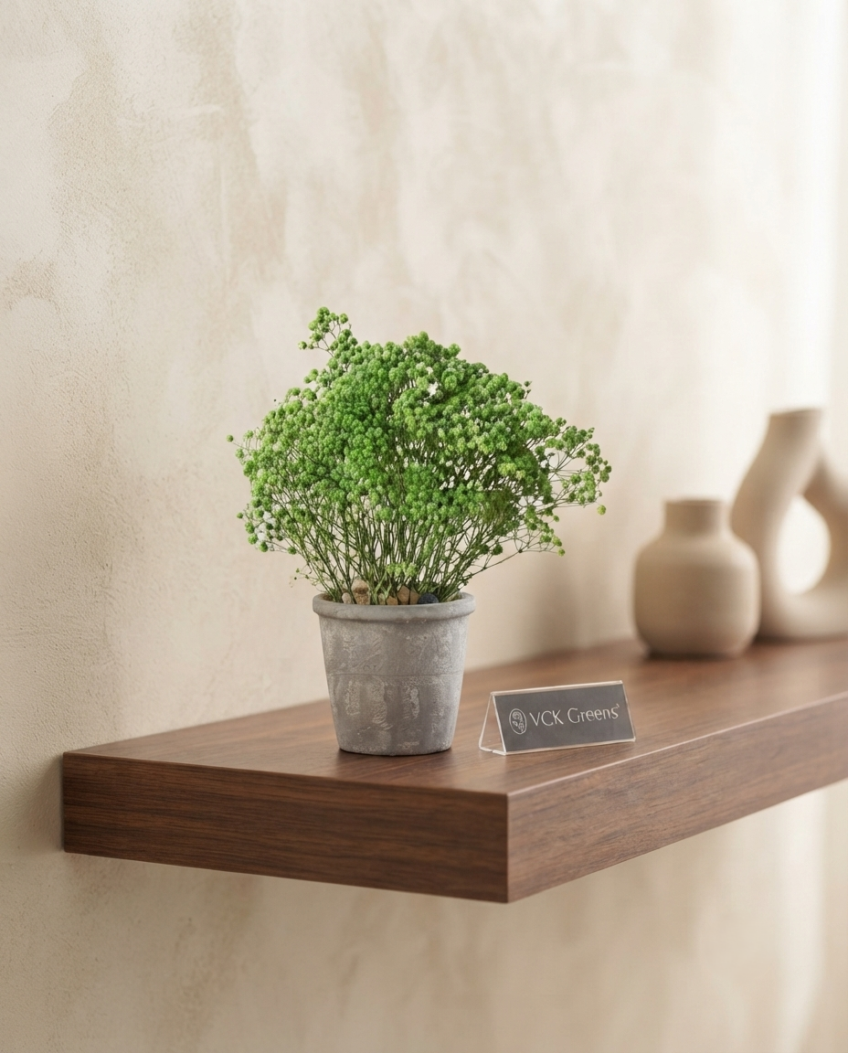 Preserved Baby’s Breath Table Top 24cm