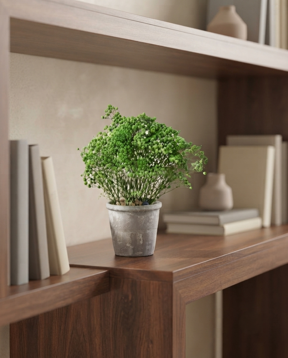Preserved Baby’s Breath Table Top 24cm