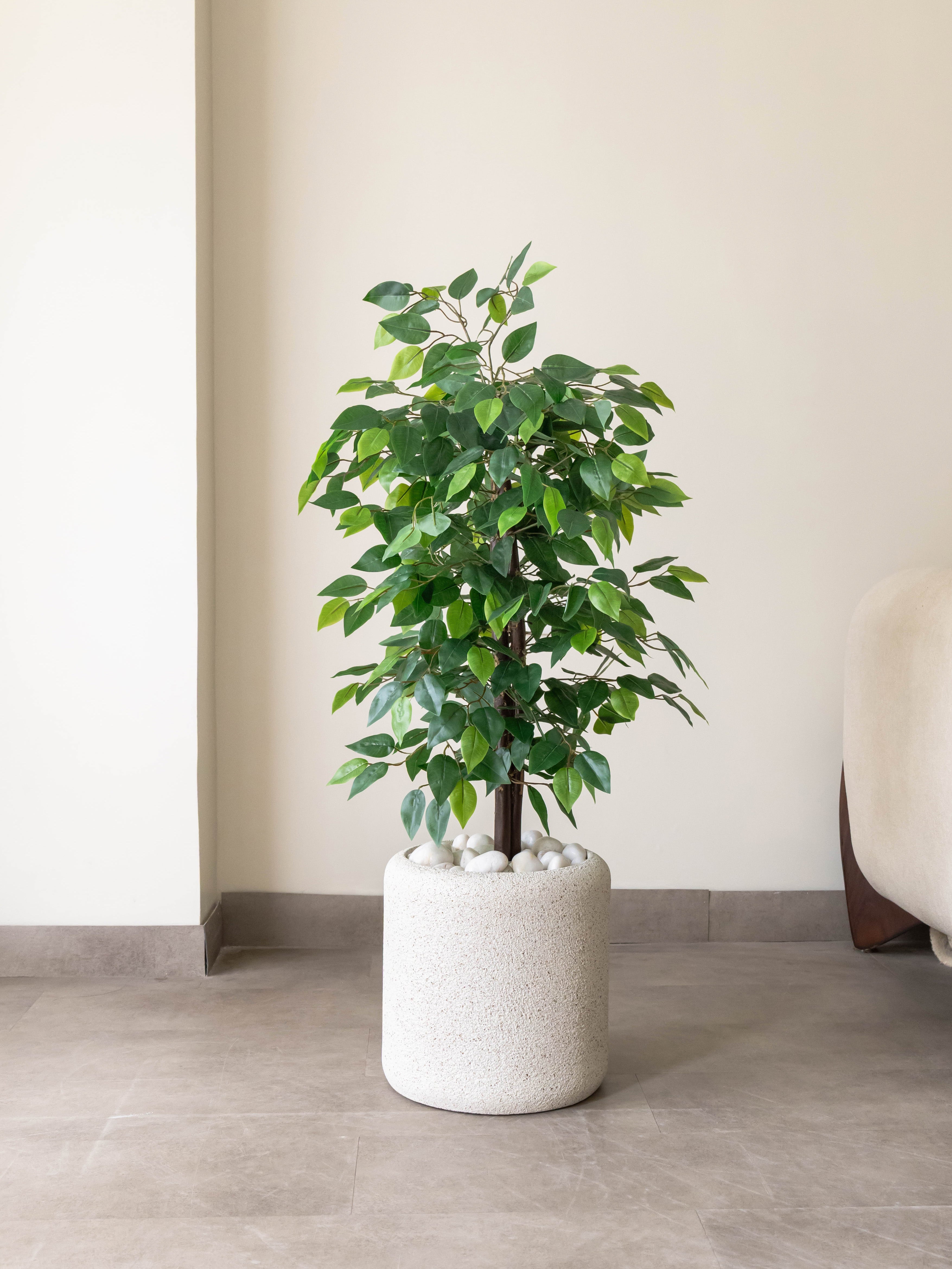 Artificial Green Ficus Tree 3ft